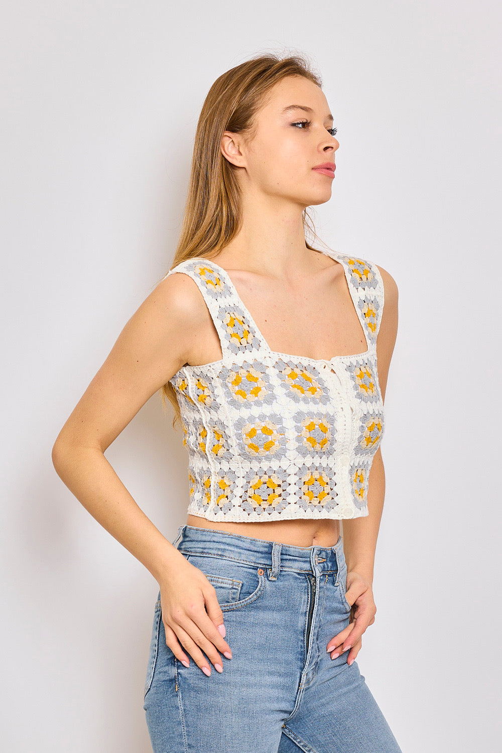 Top en crochet 378