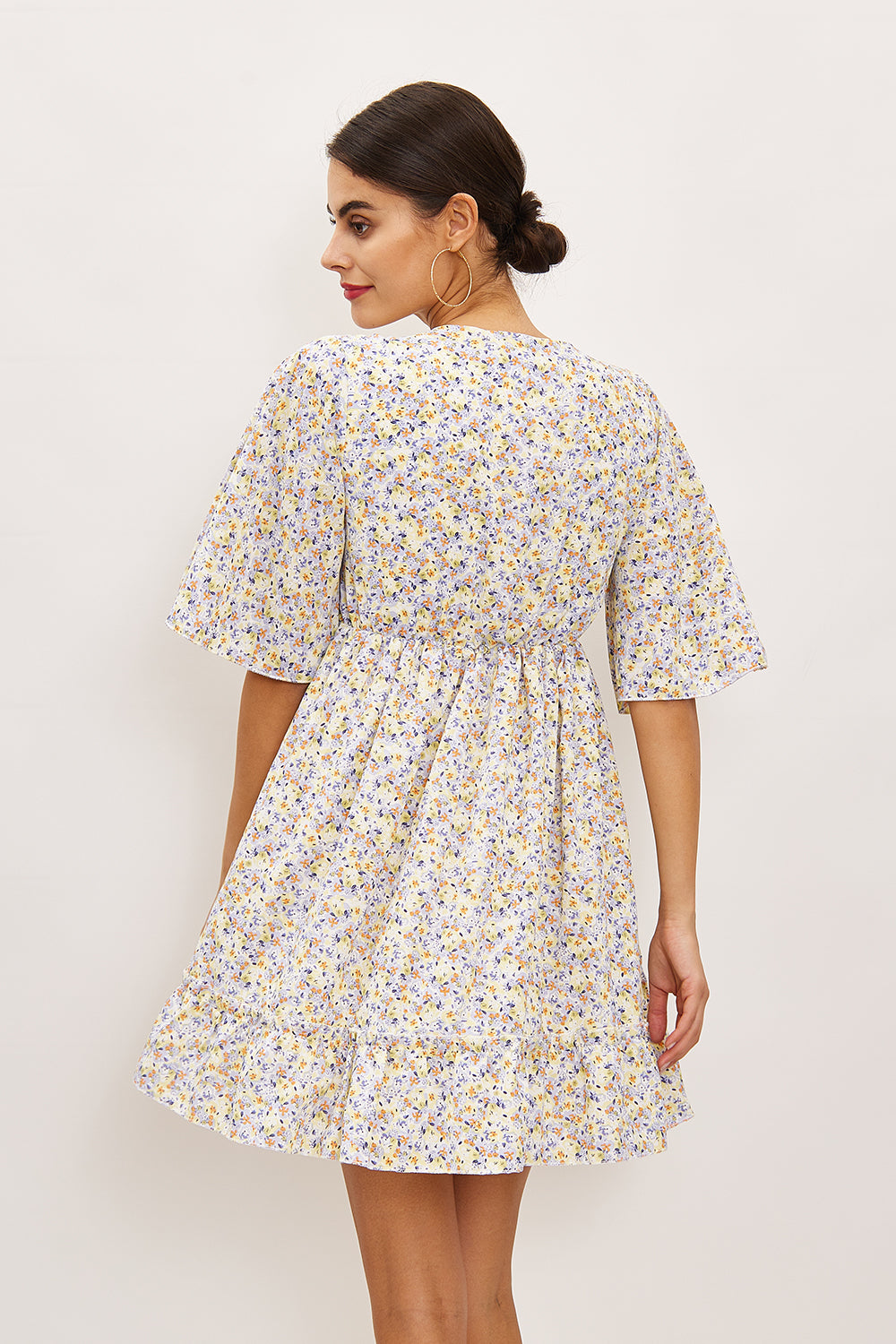 Robe à imprimé fleurs - 2671