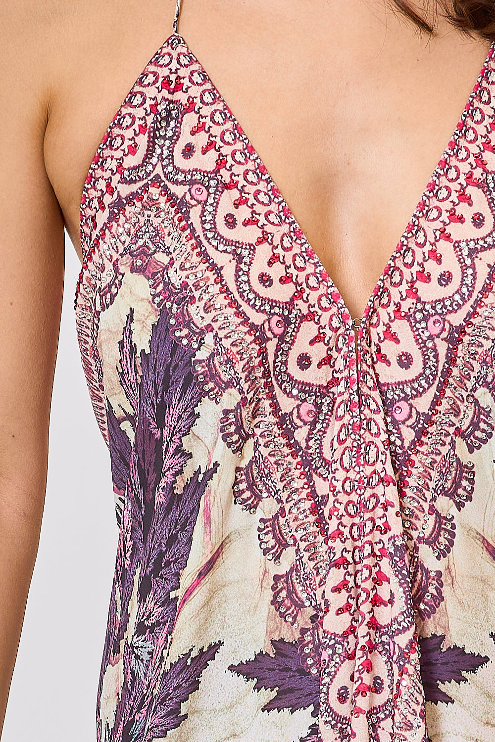 Long backless dress - 5357