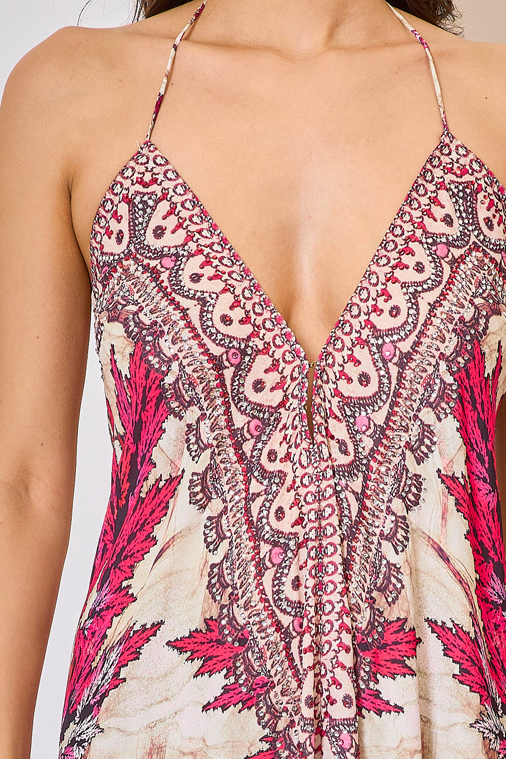 Long backless dress - 5357