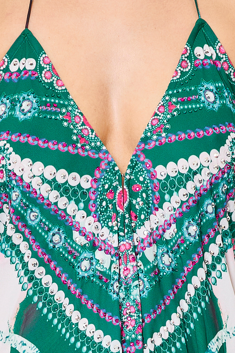 Long backless dress - 5336