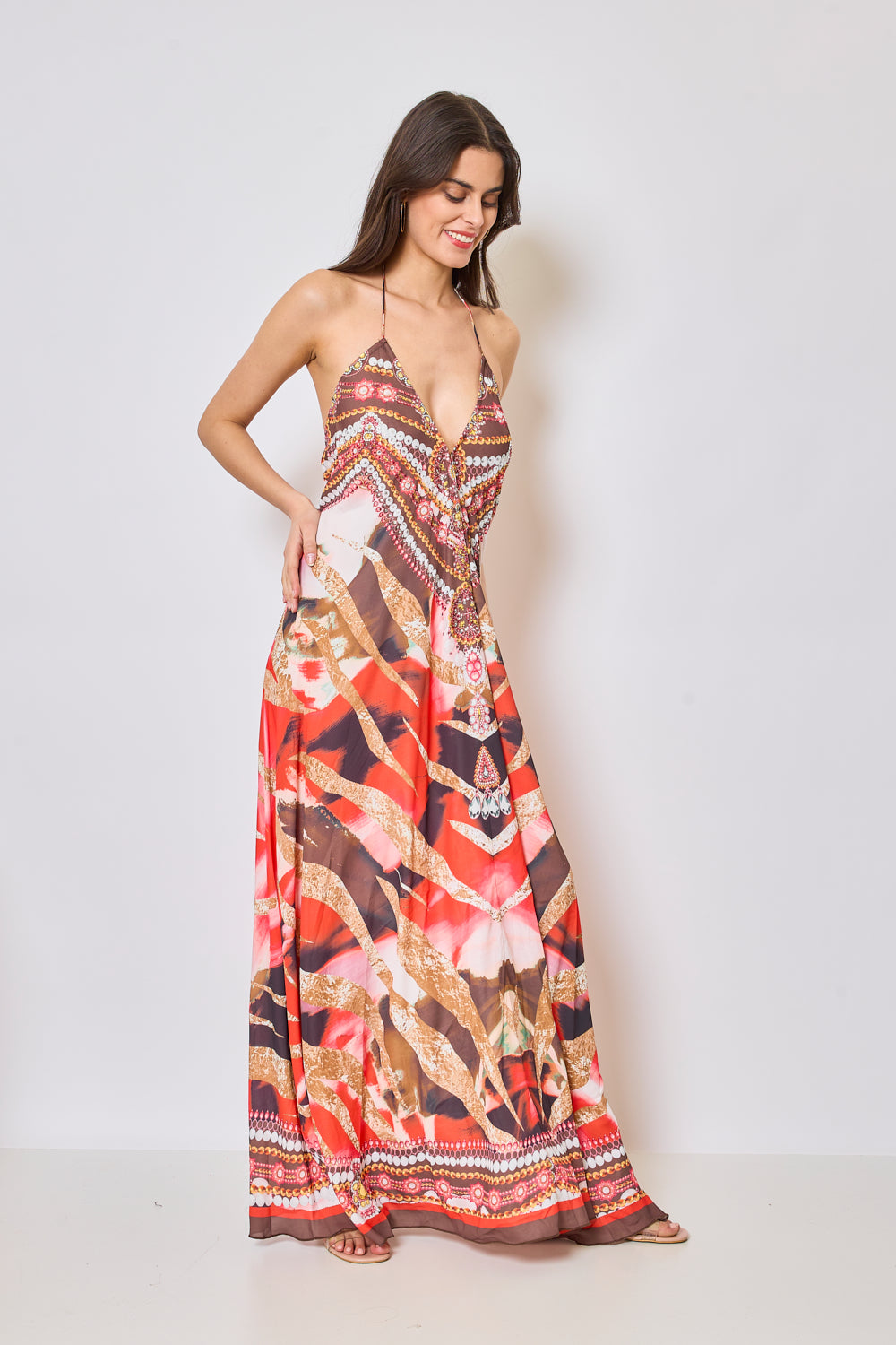 ROBE LONGUE DOS NU 5338