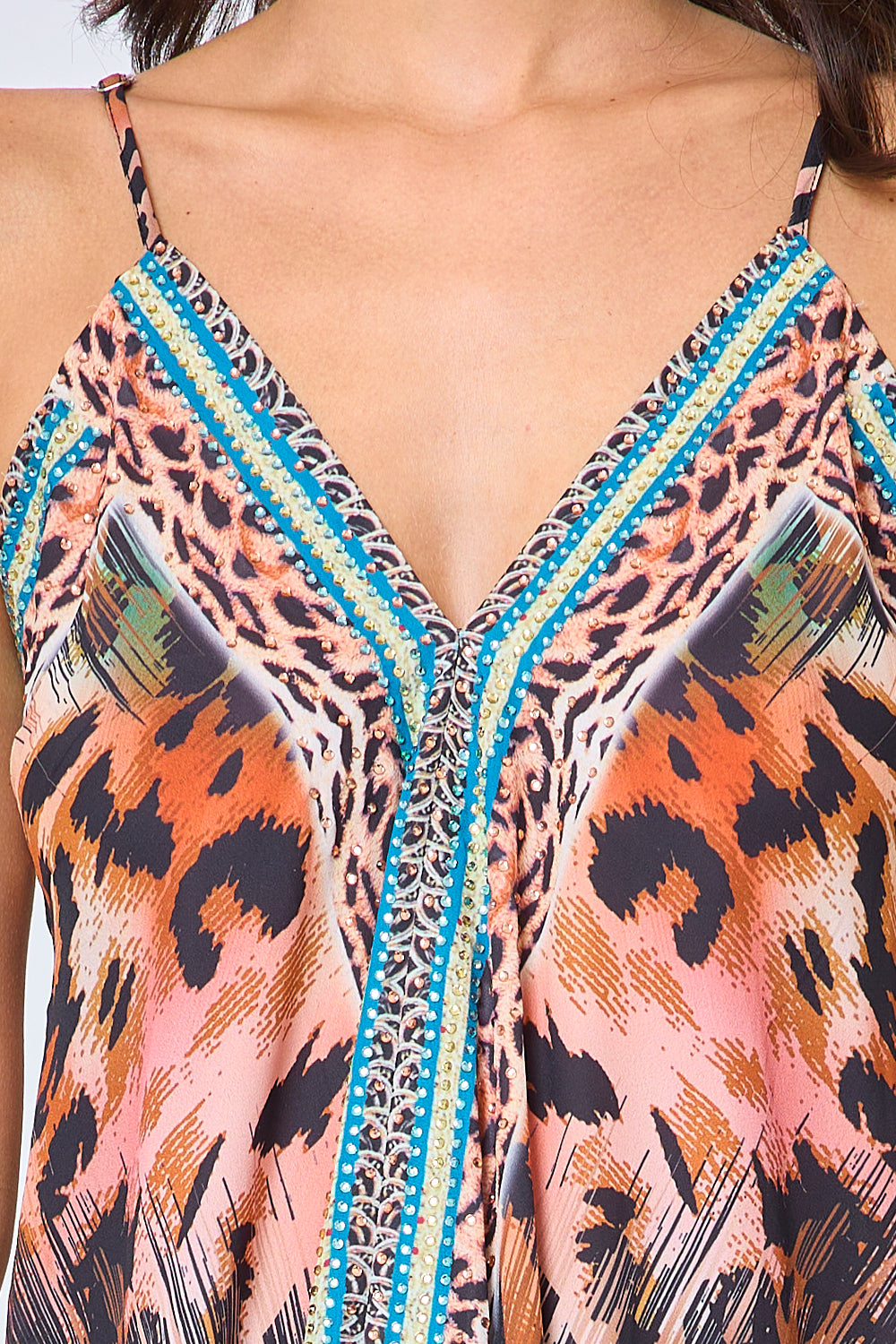 Long backless dress - 5389