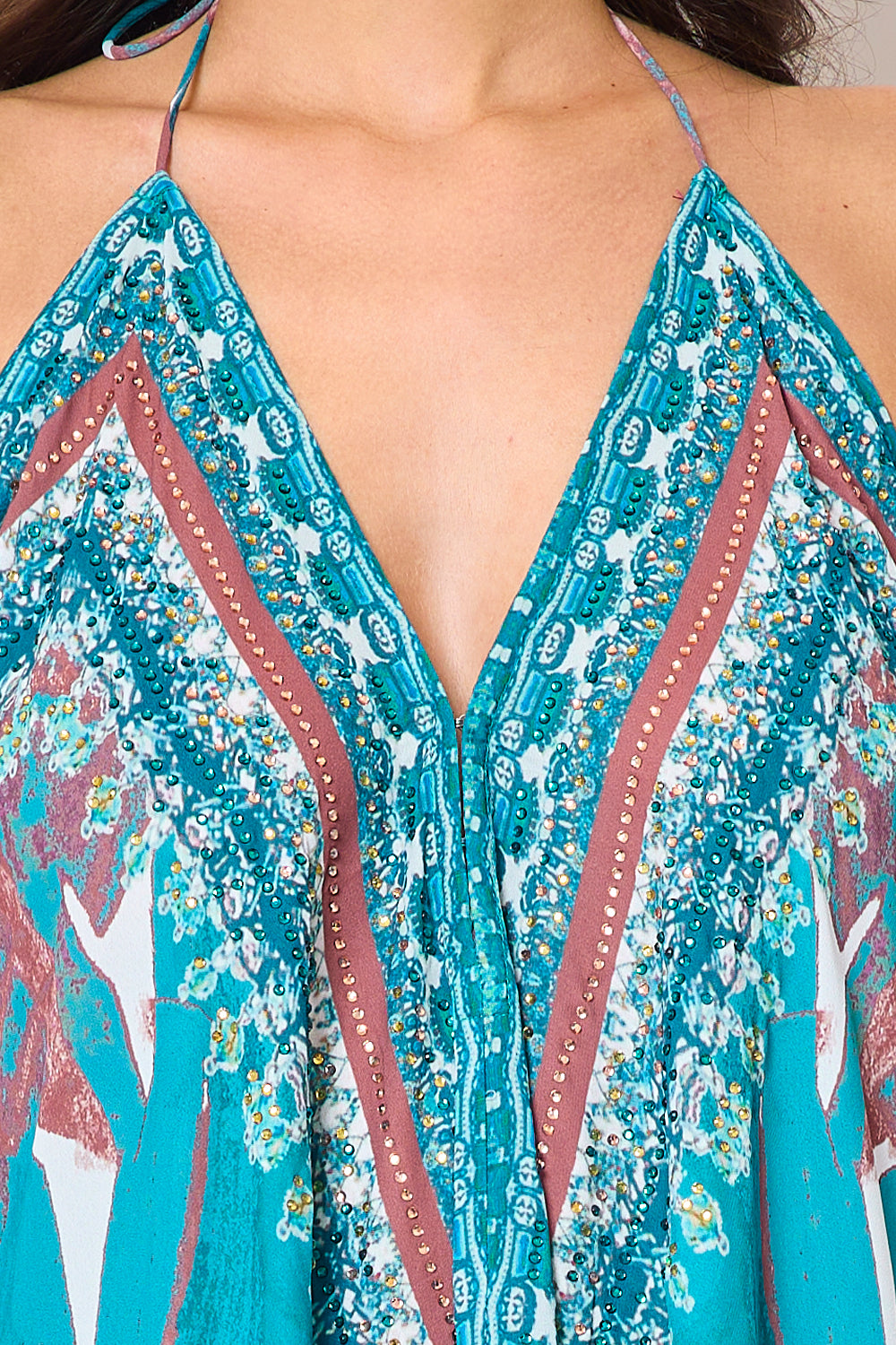 Long backless dress - 5399