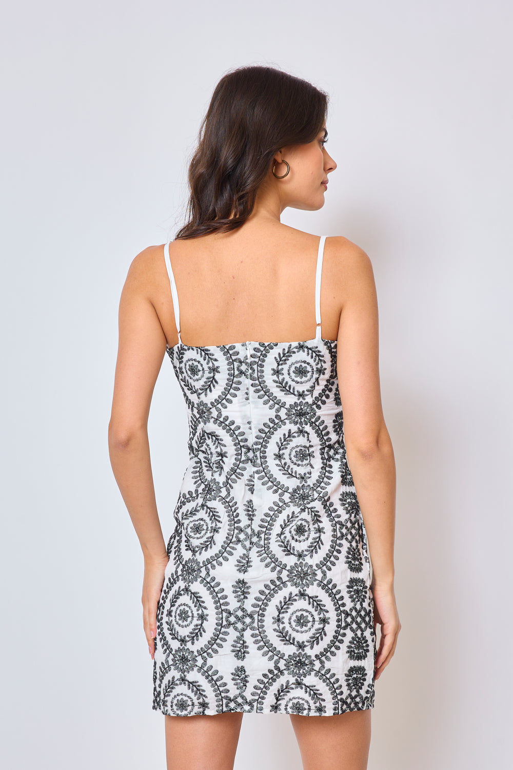 Robe coupe droite F3039