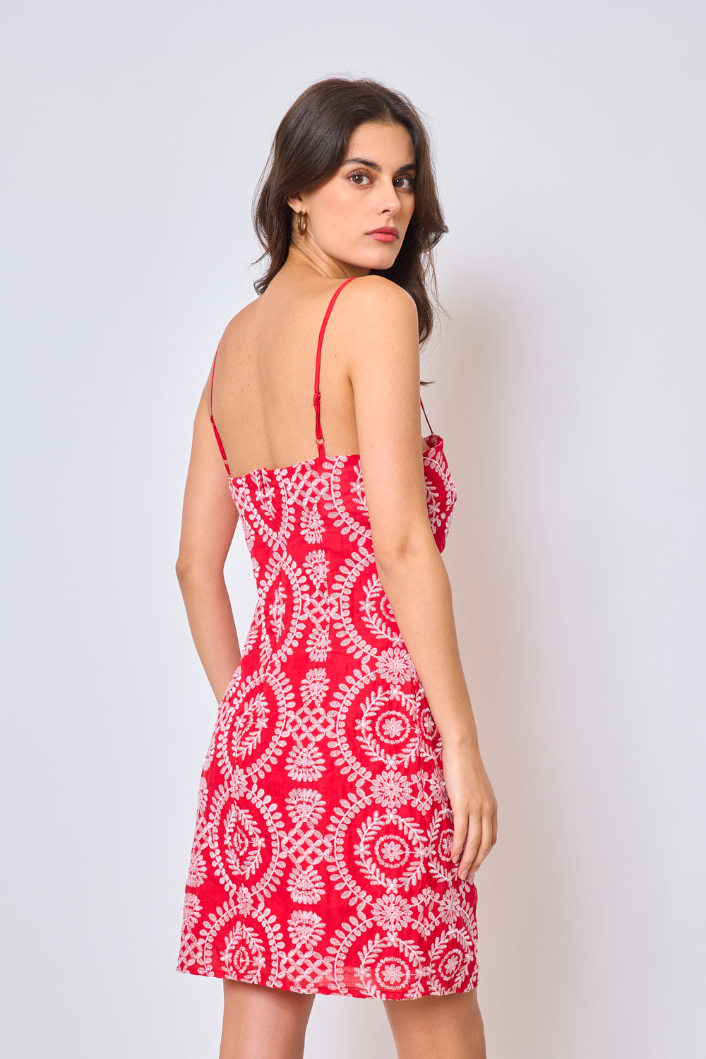 Robe coupe droite F3039