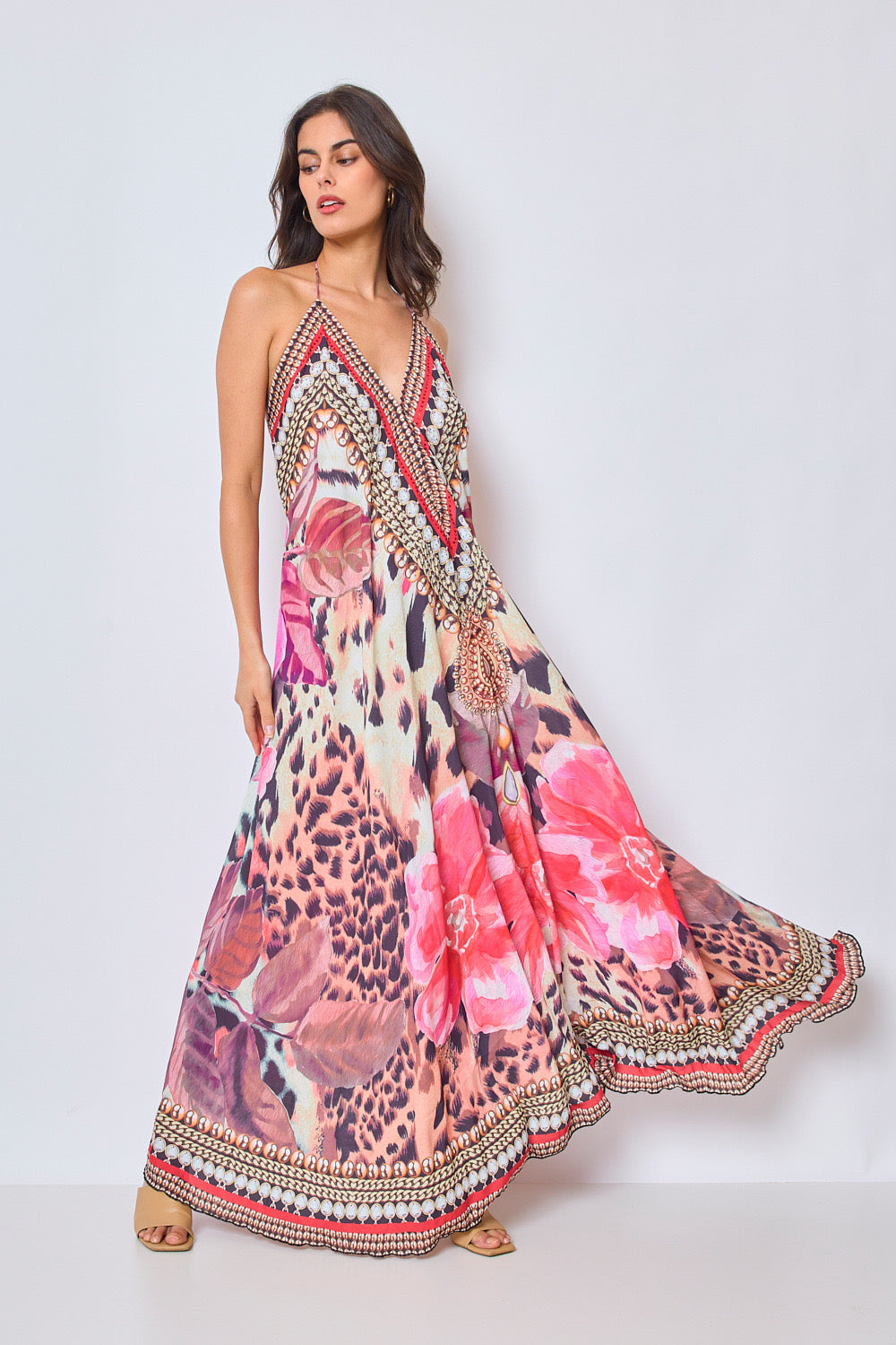 Robe longue dos nu - 5390