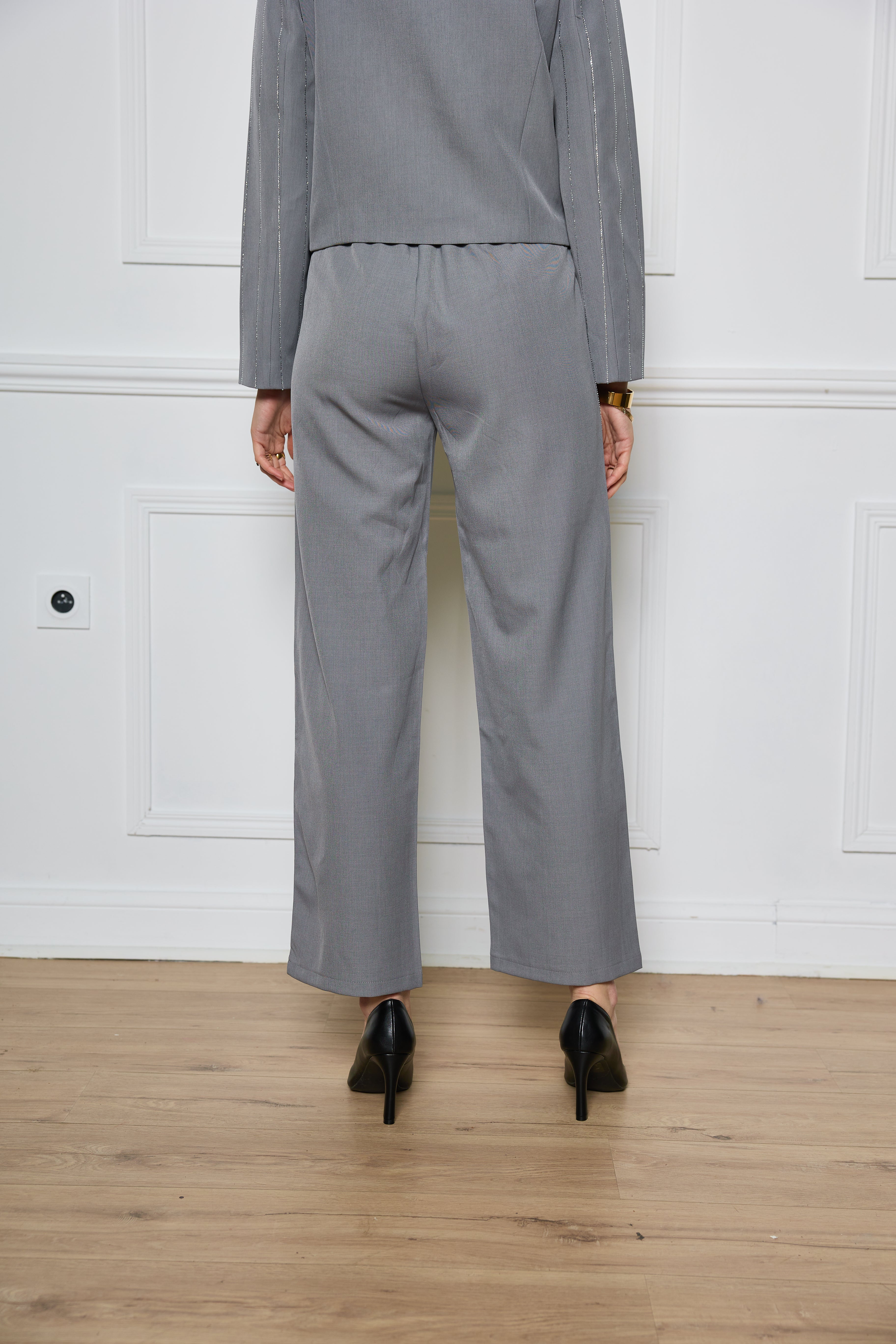 Pantalon à rayures scintillantes - 2494