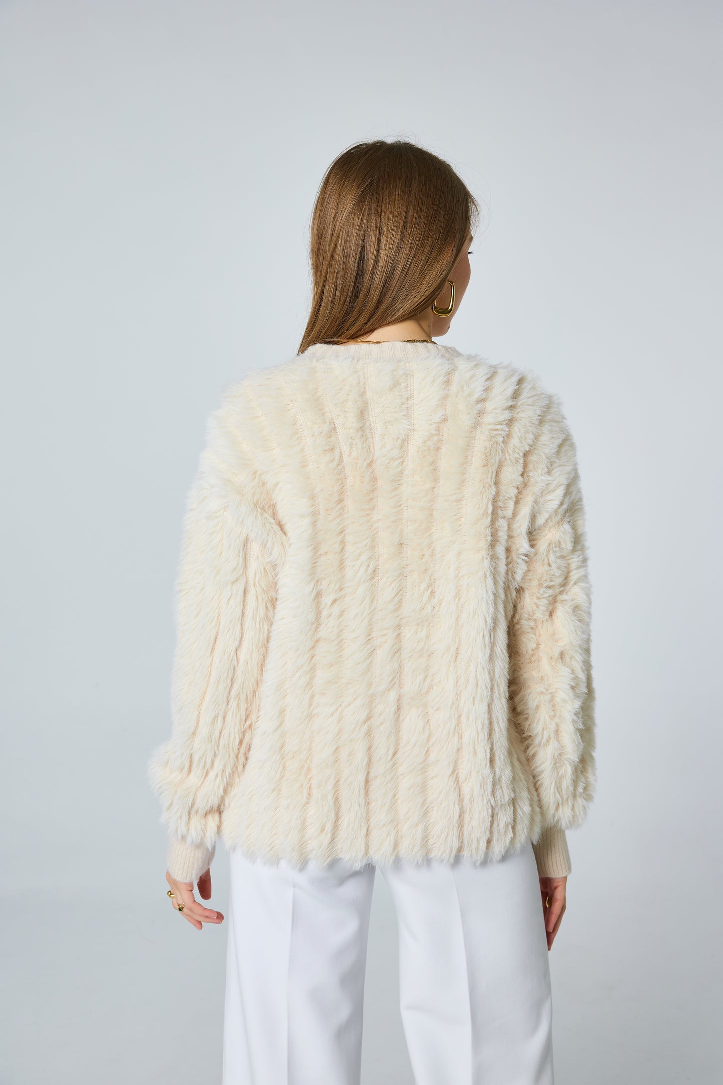 Cardigan Douillet avec Détails Boucle - 591