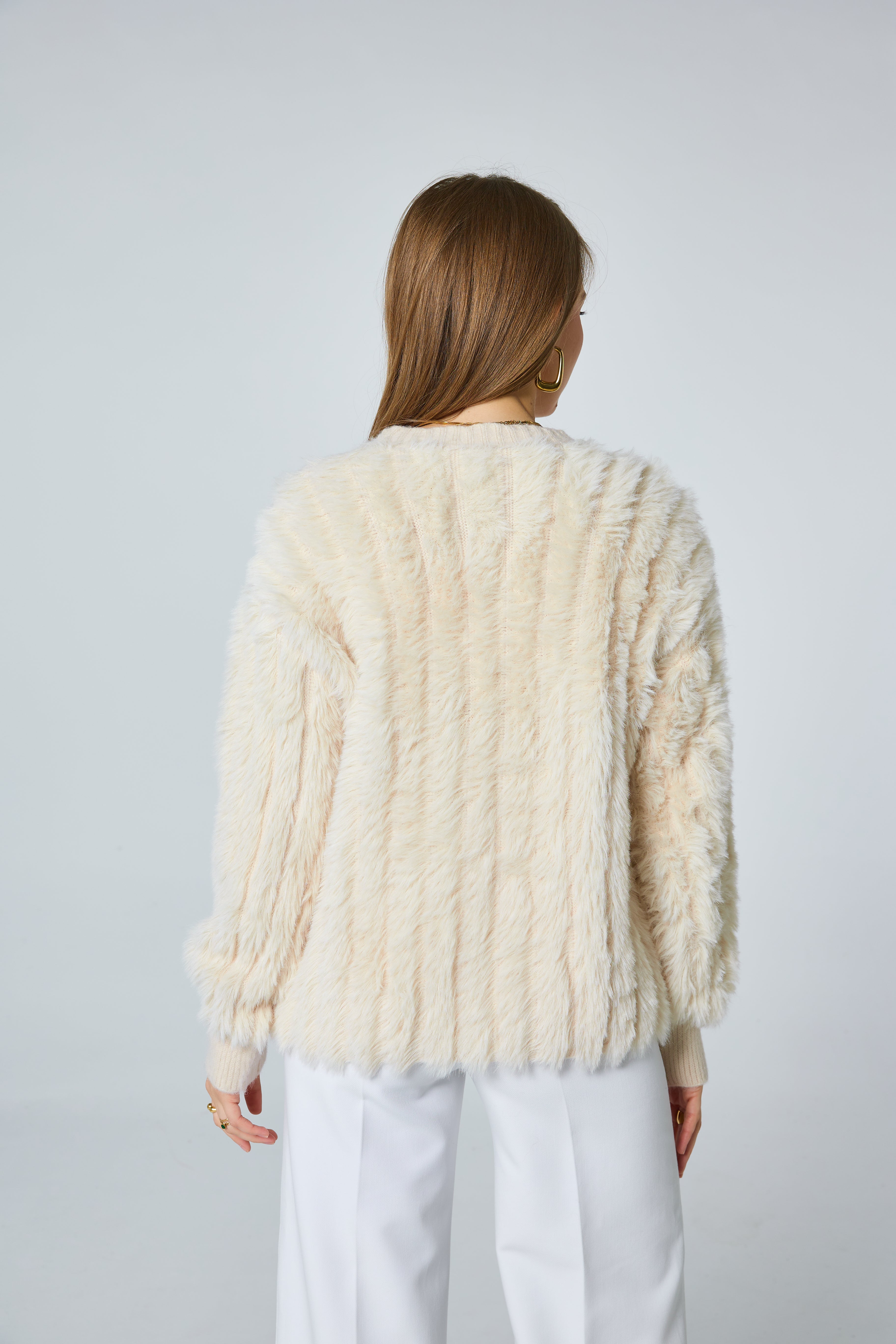 Cardigan Douillet avec Détails Boucle - 591
