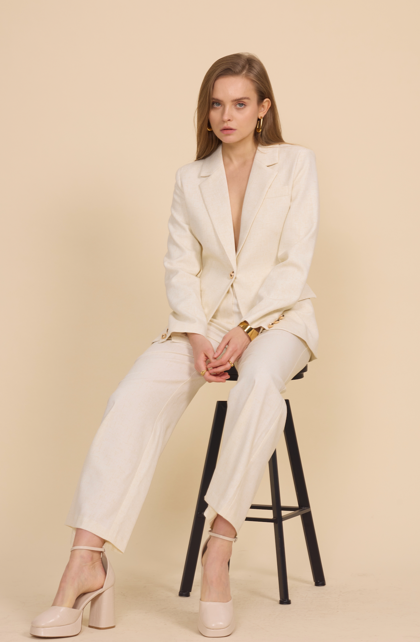 Pantalon droit élégant - 3123
