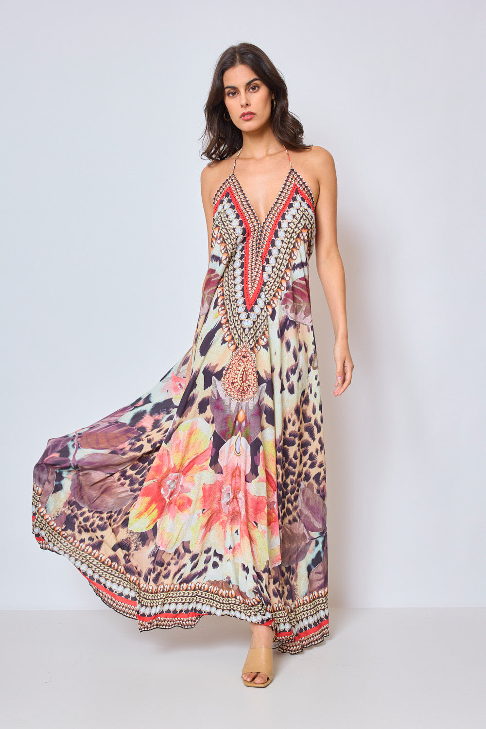 Robe longue dos nu - 5390