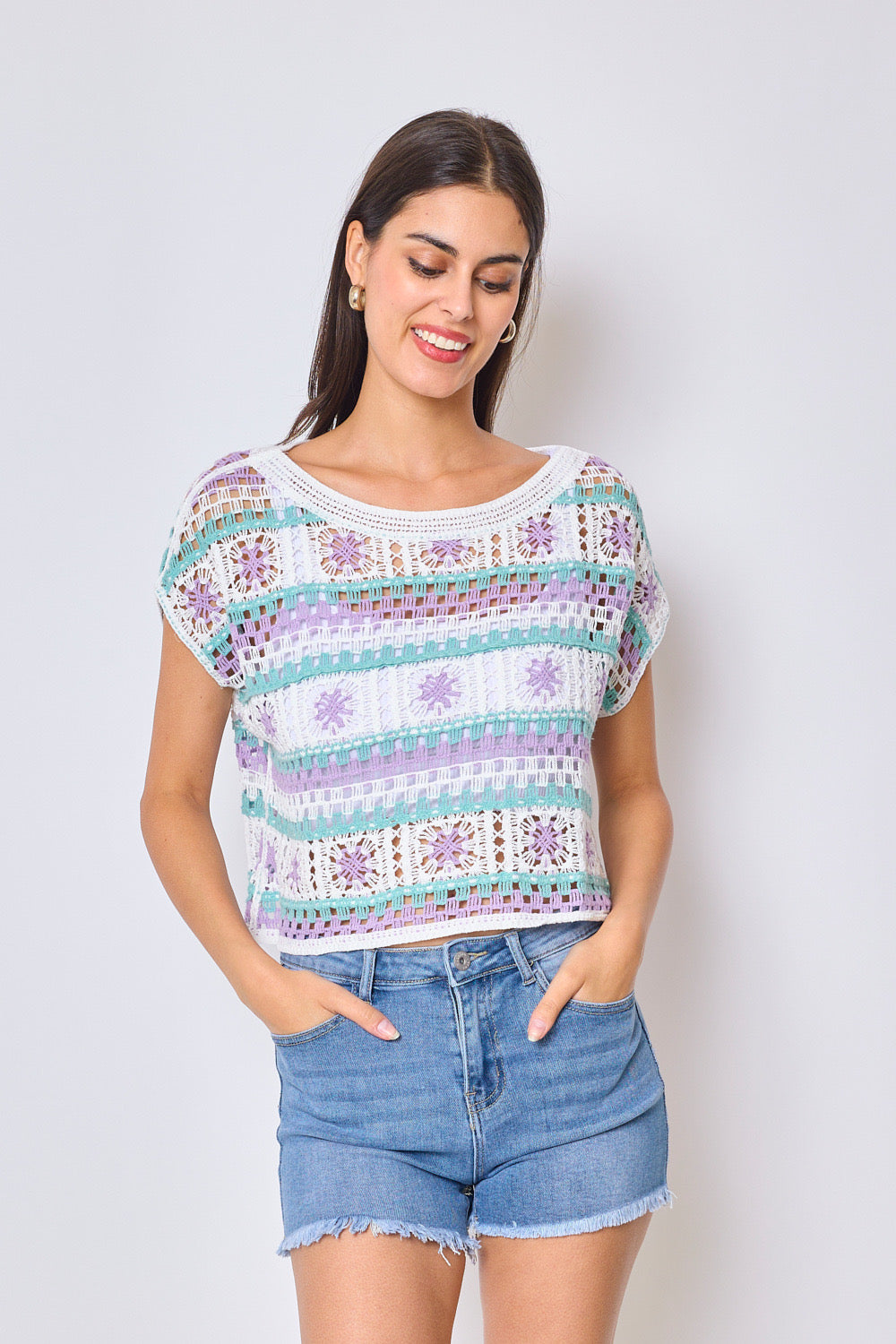 Top en crochet 233