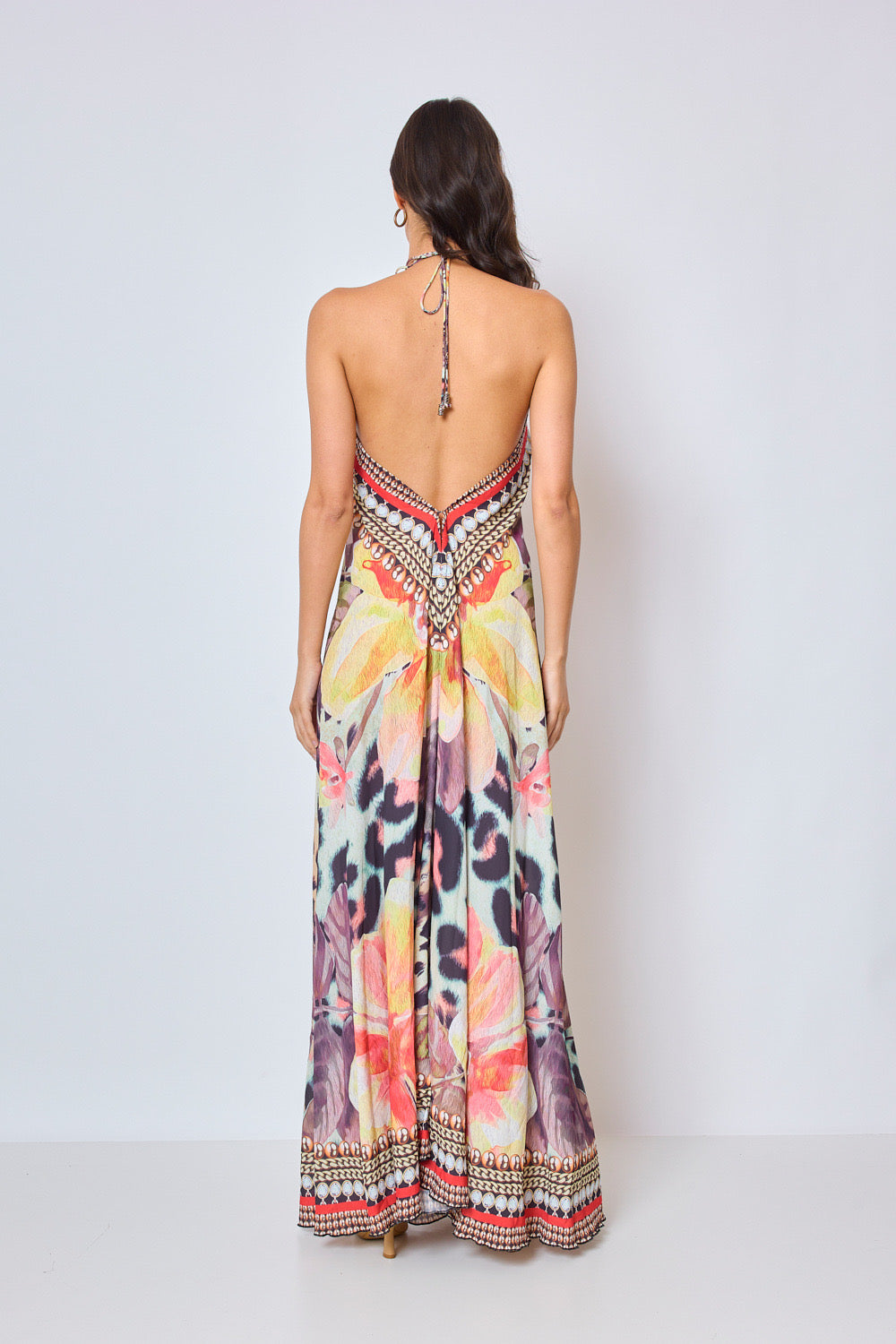 Robe longue dos nu - 5390