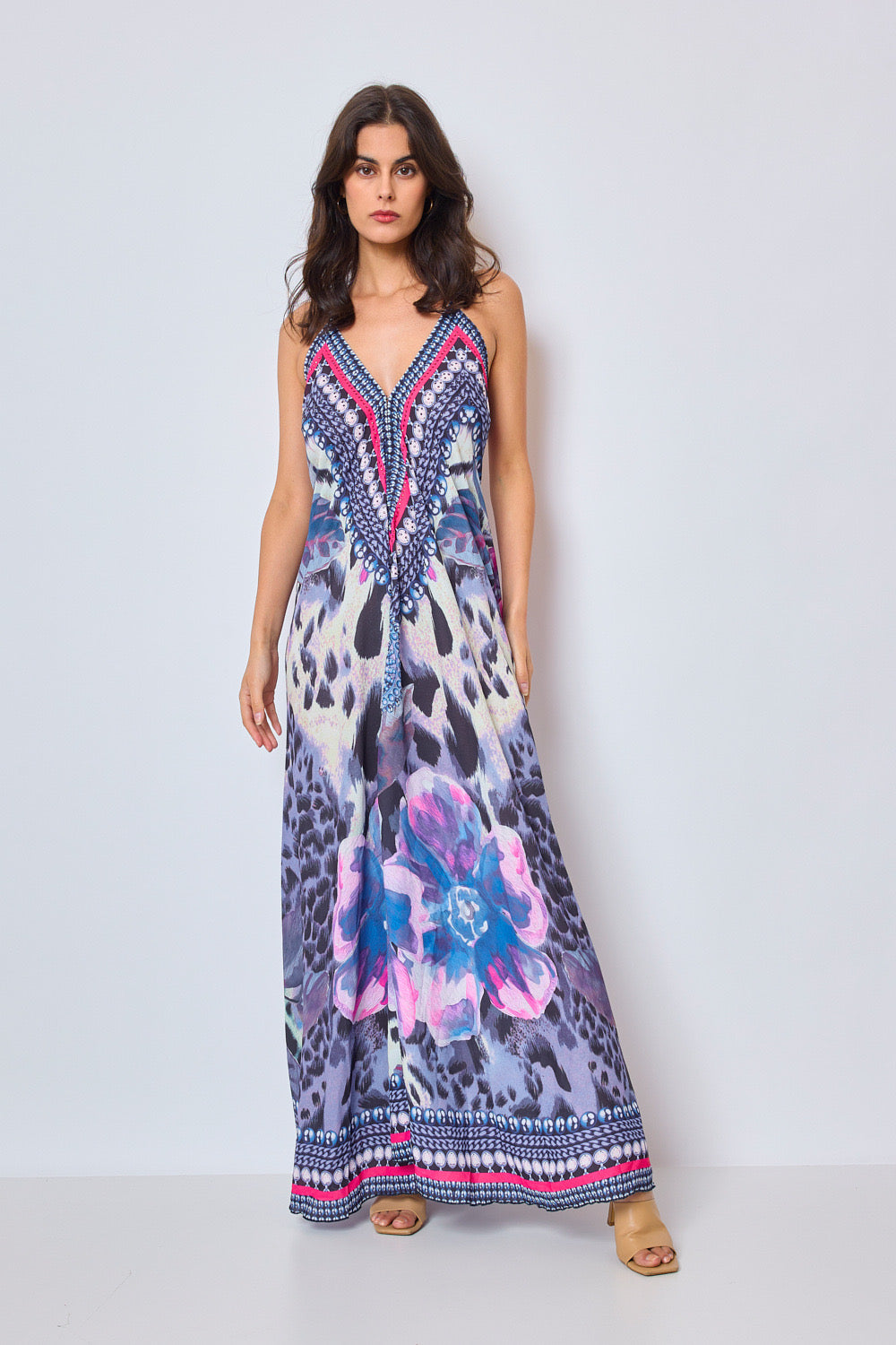 Robe longue dos nu - 5390