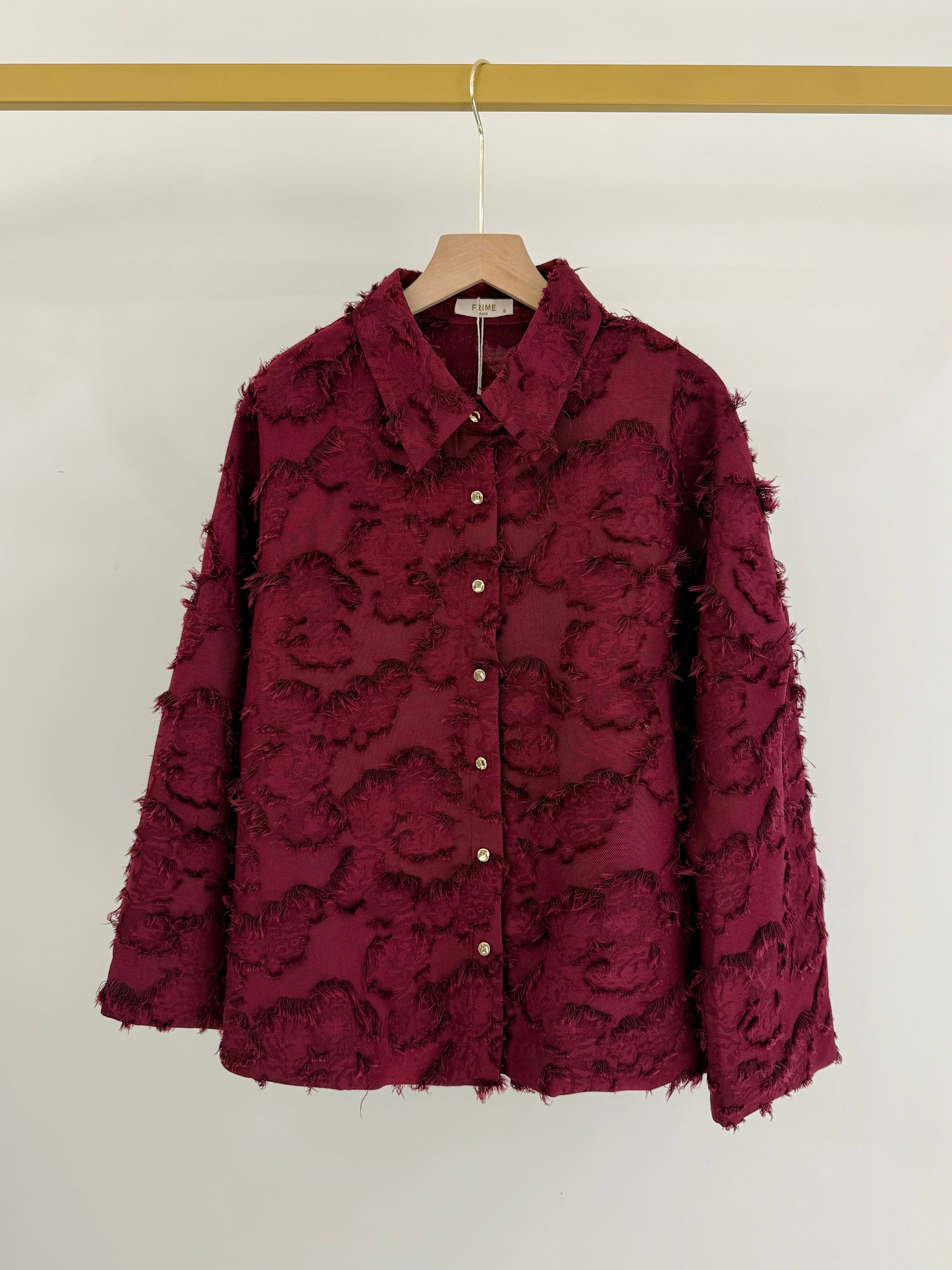 Veste à manches longues avec col classique - 5689