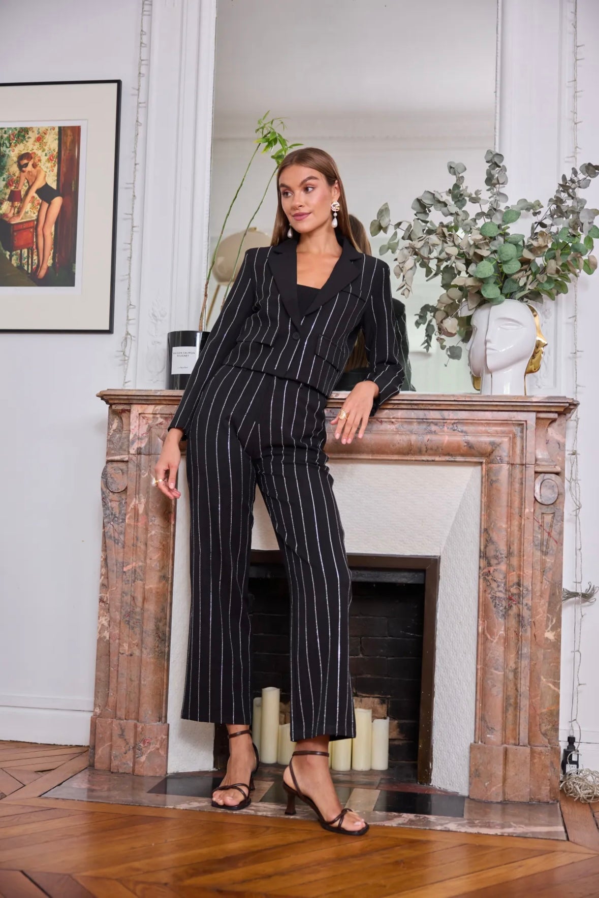 Blazer court avec strass - 2493