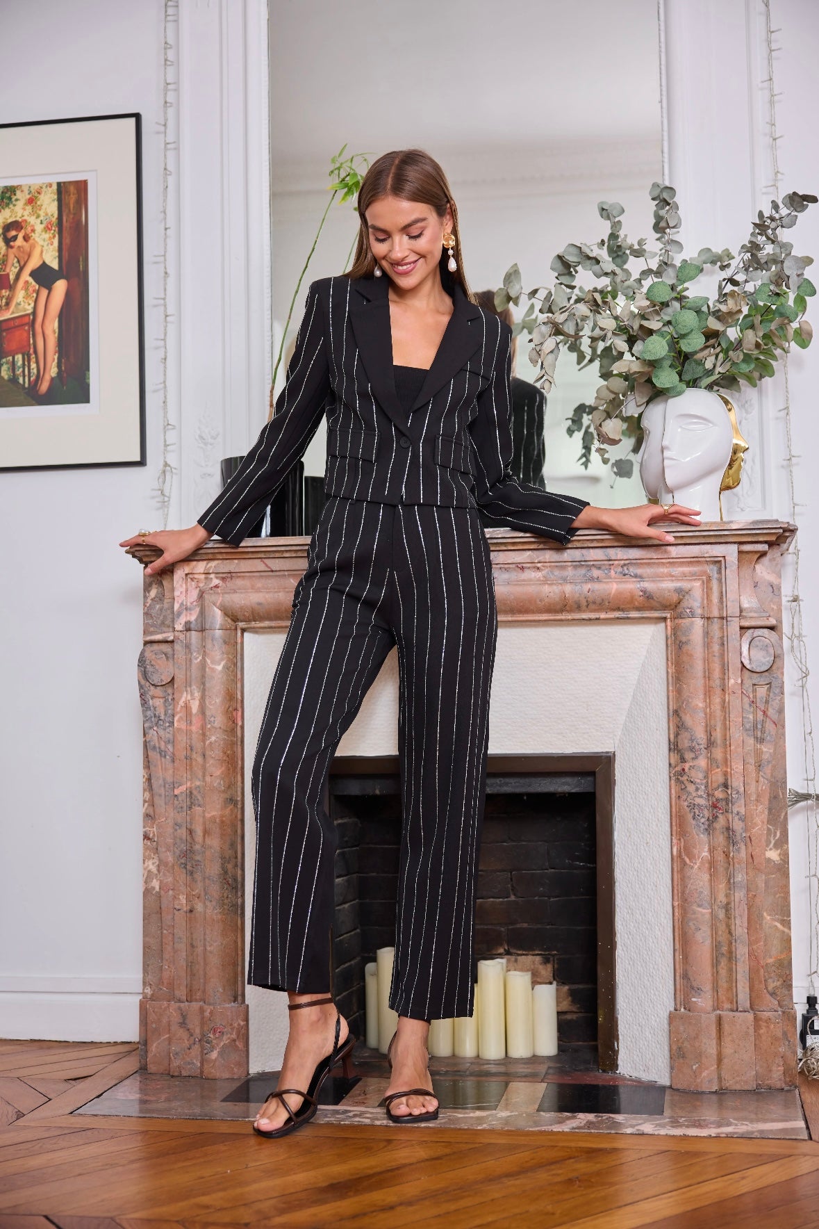 Blazer court avec strass - 2493