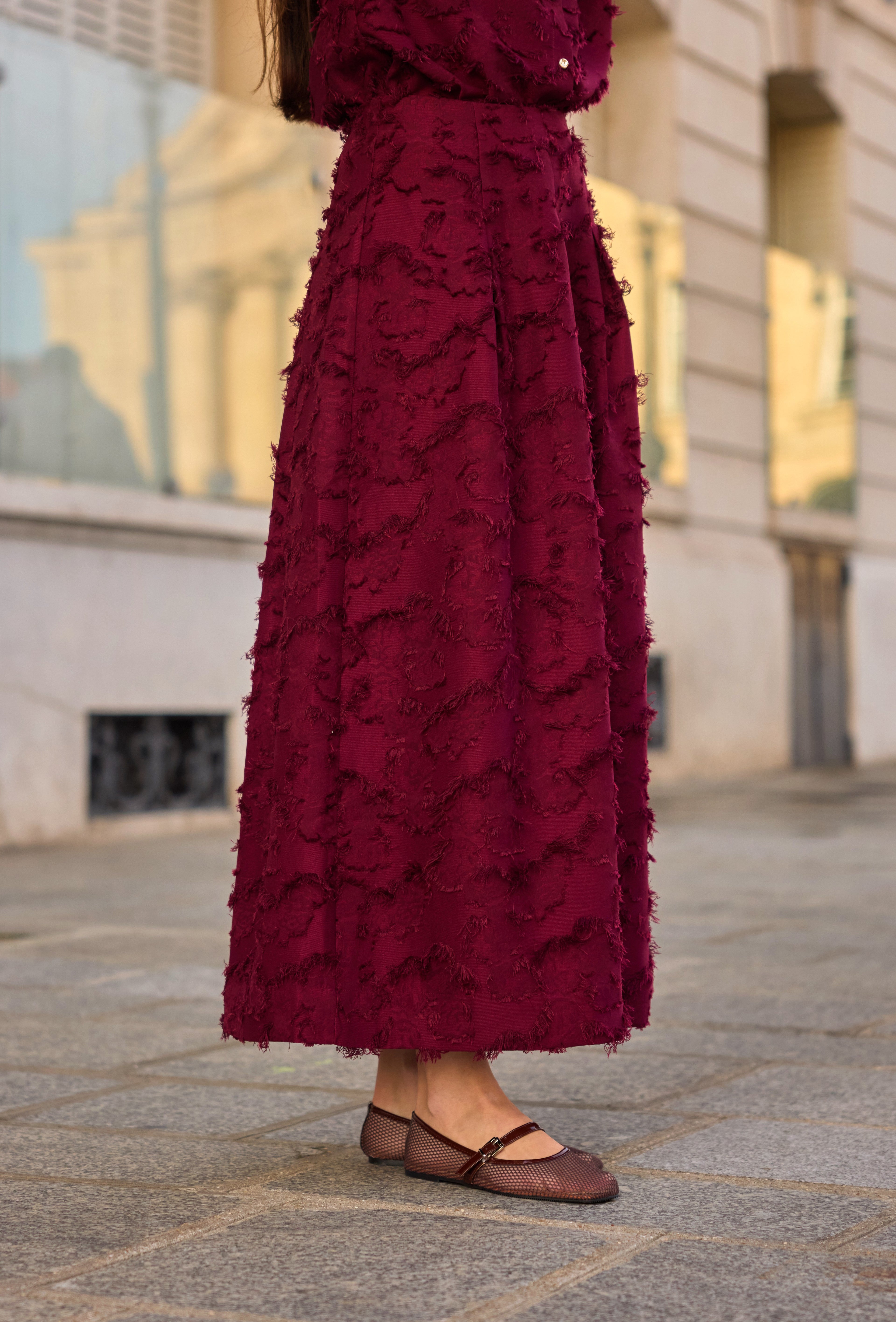 Jupe midi évasée - 5690