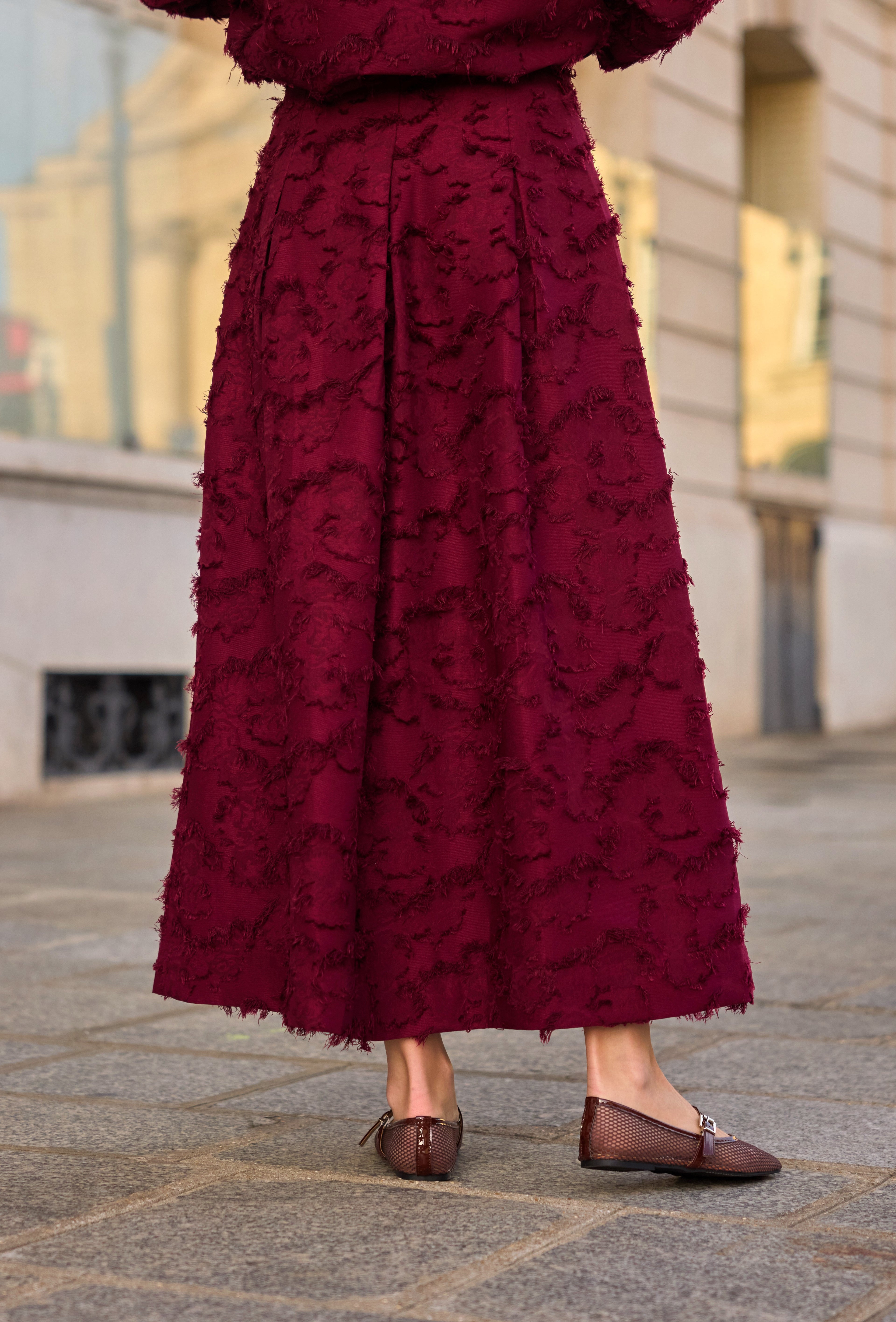 Jupe midi évasée - 5690