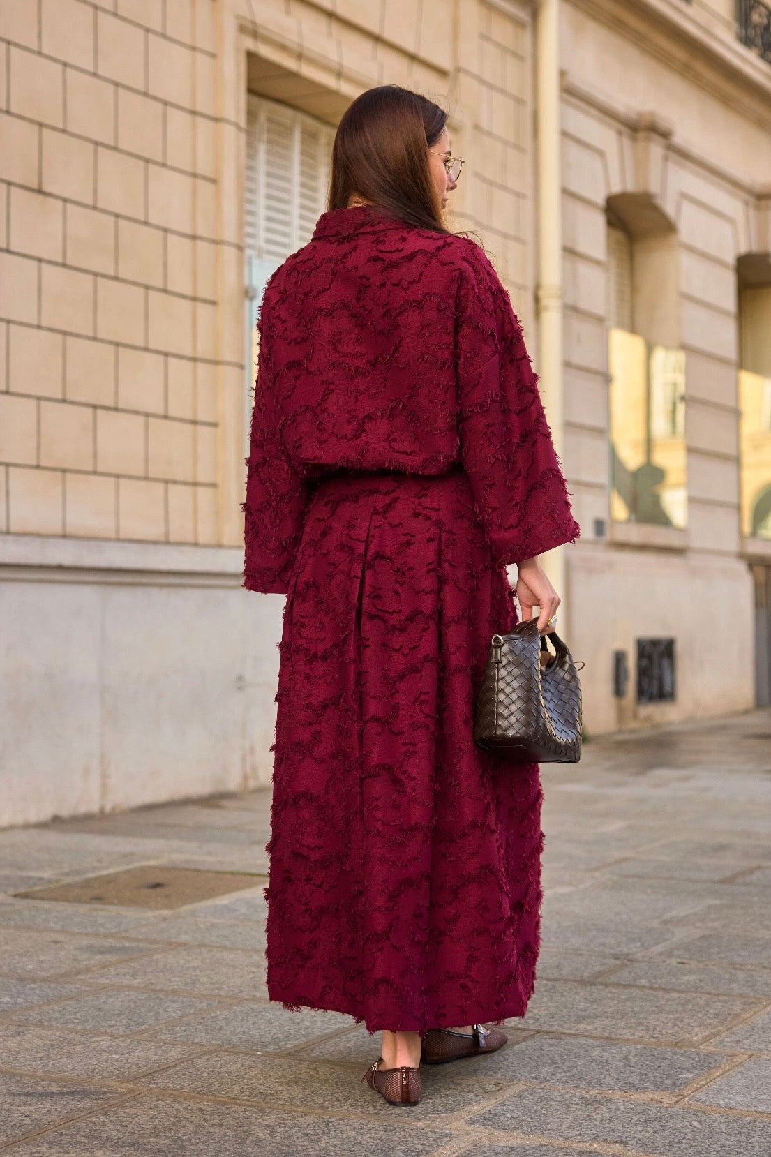 Veste à manches longues avec col classique - 5689