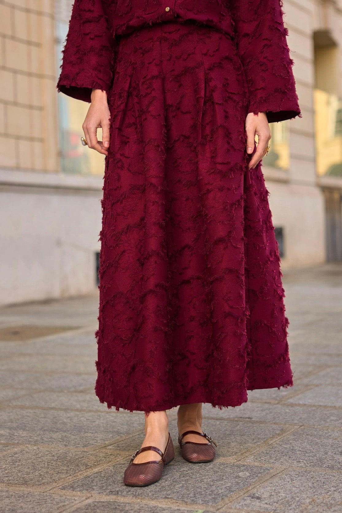 Jupe midi évasée - 5690