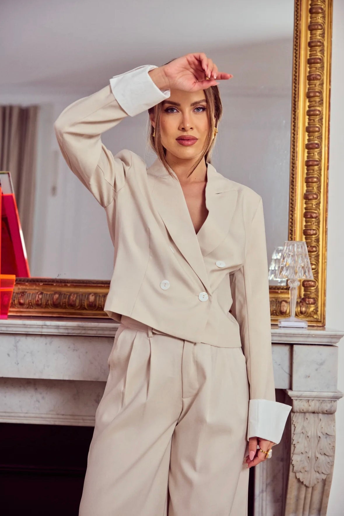 Blazer croisé court - 5633