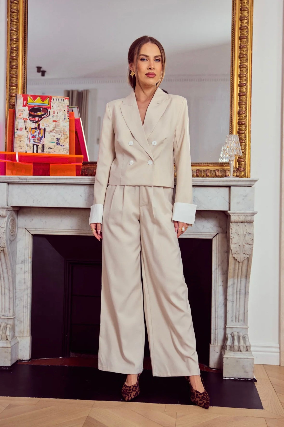 Blazer croisé court - 5633