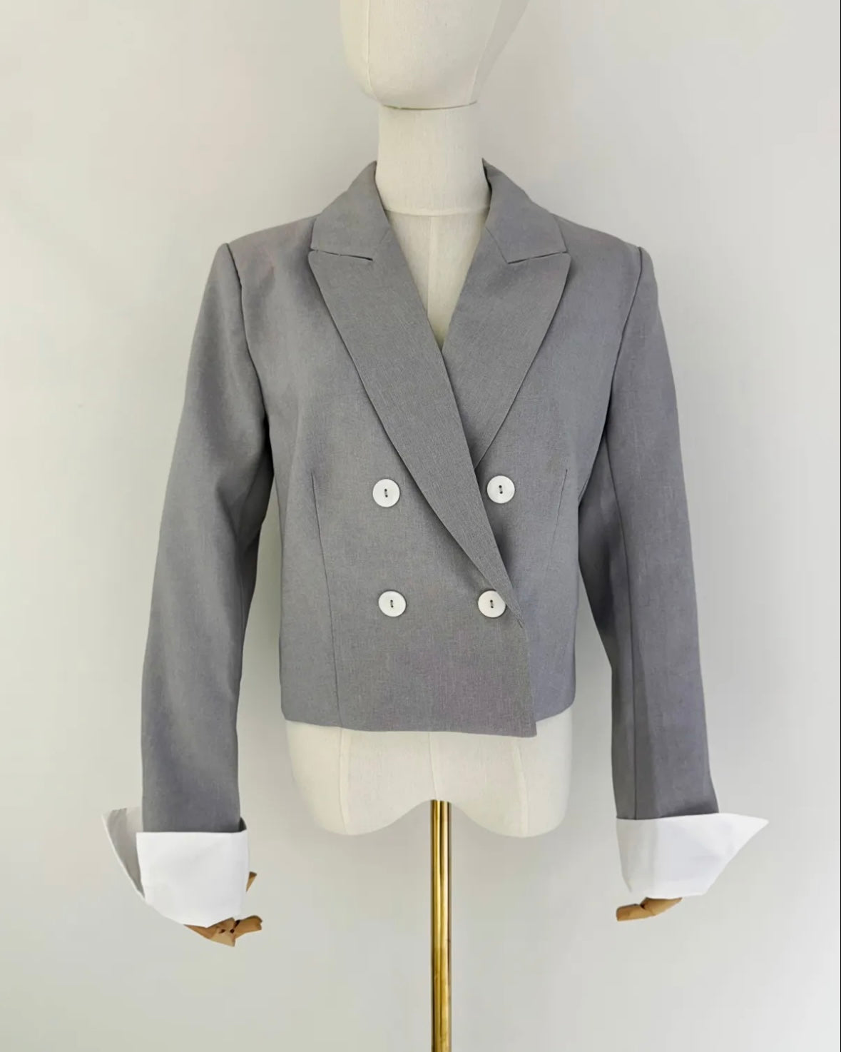 Blazer croisé court - 5633