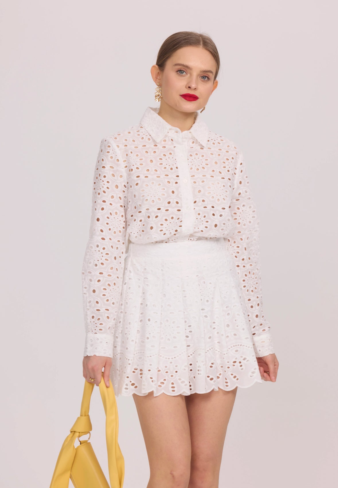 Chemise en broderie anglaise  - 5610