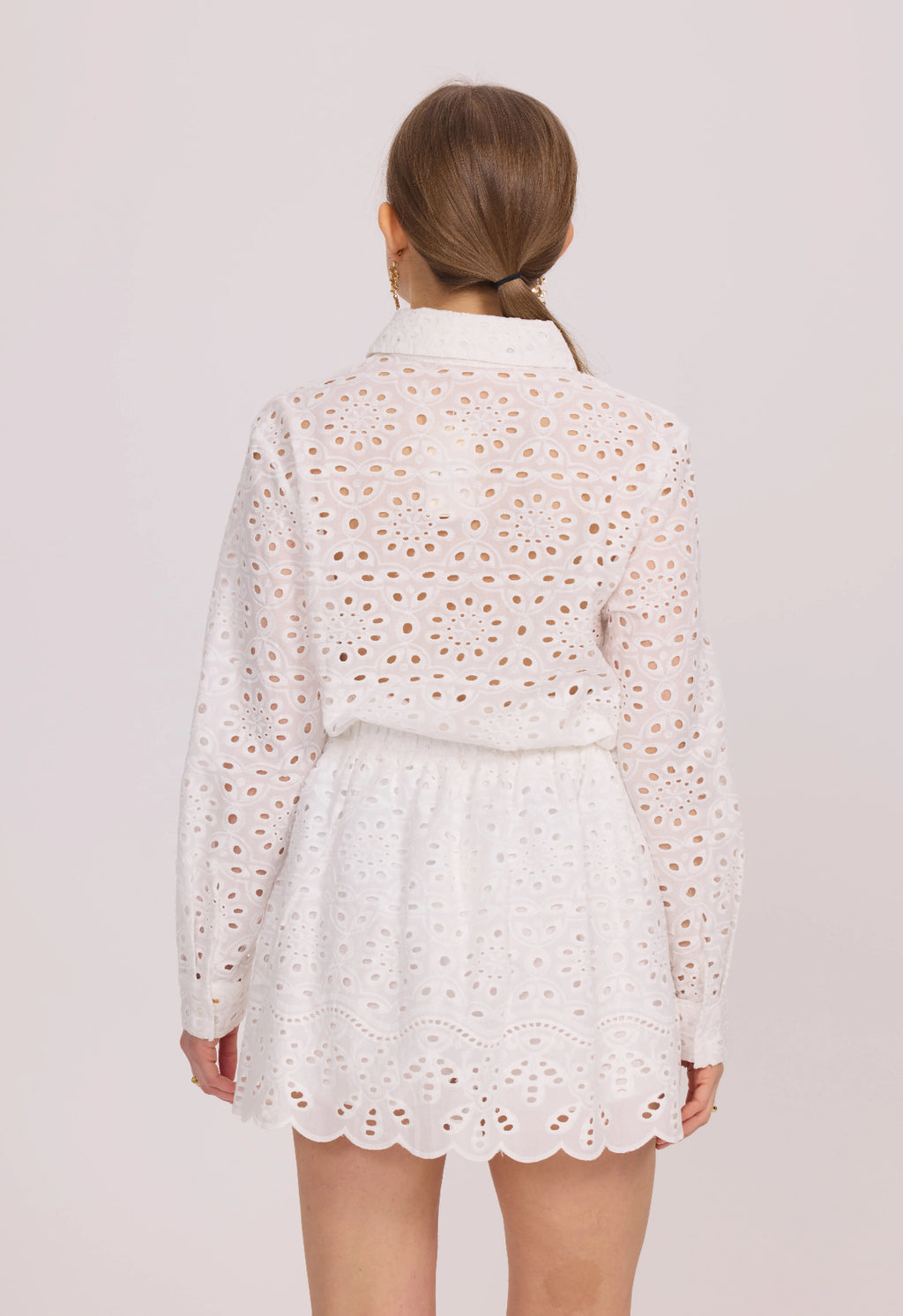 Chemise en broderie anglaise  - 5610