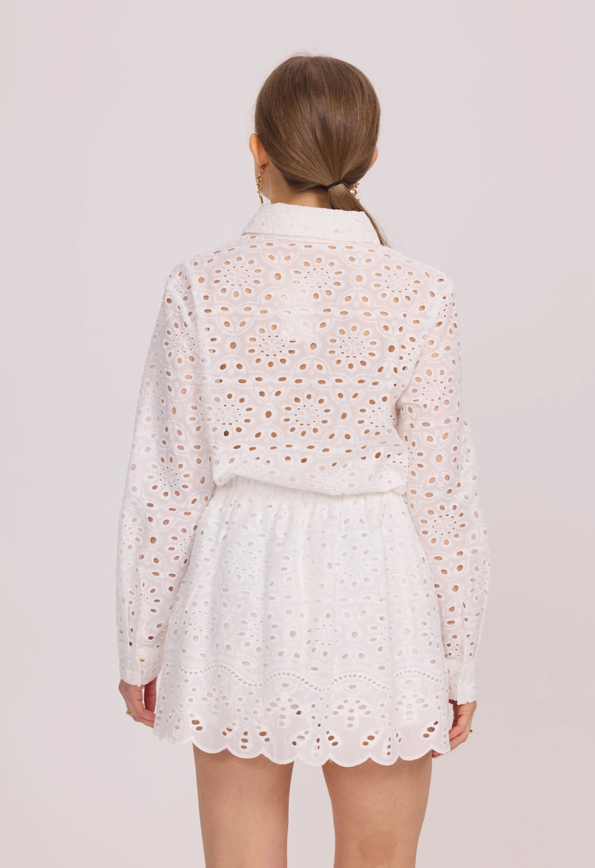 Chemise en broderie anglaise  - 5610