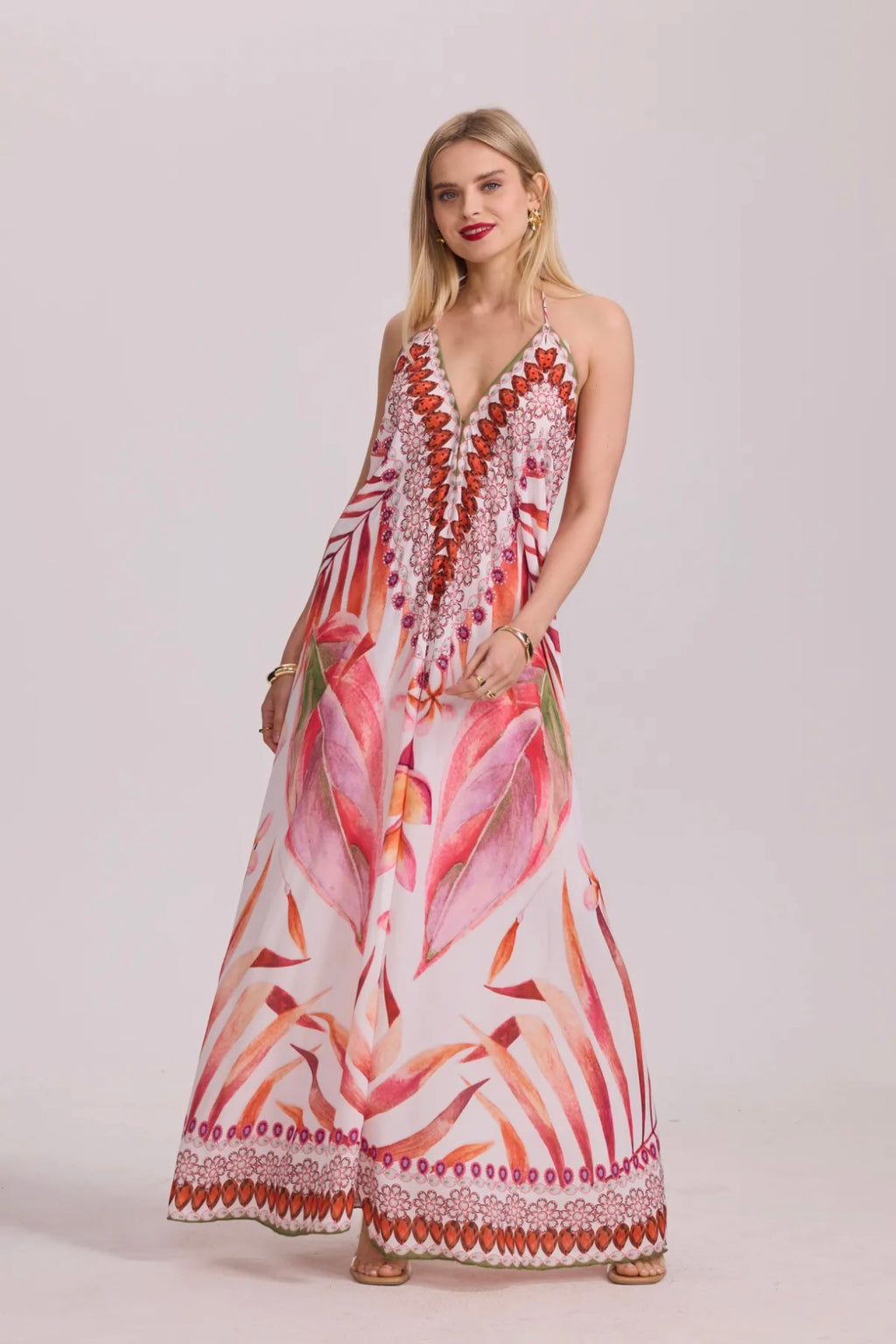 Long backless dress - 5501