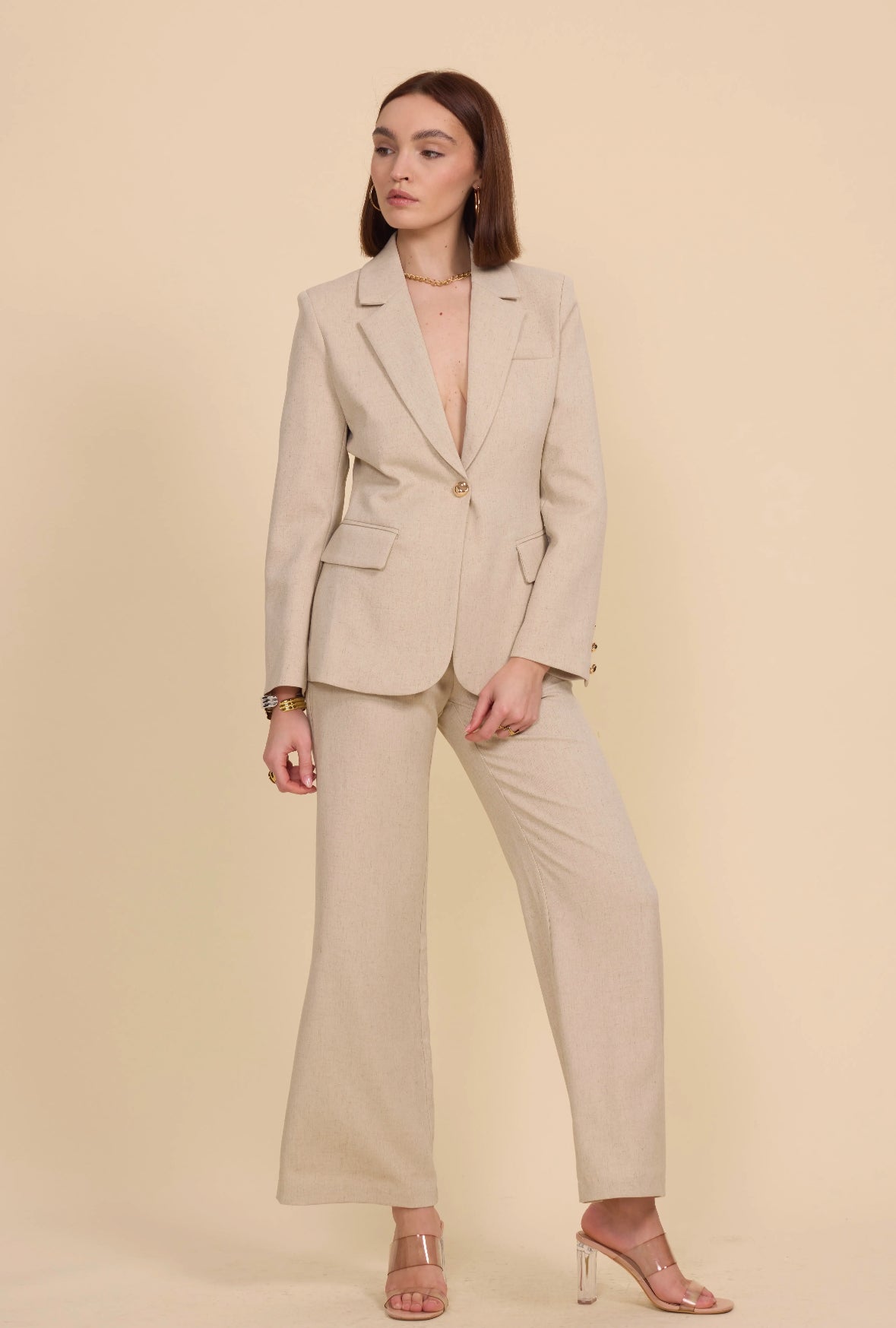 Pantalon droit élégant - 3123