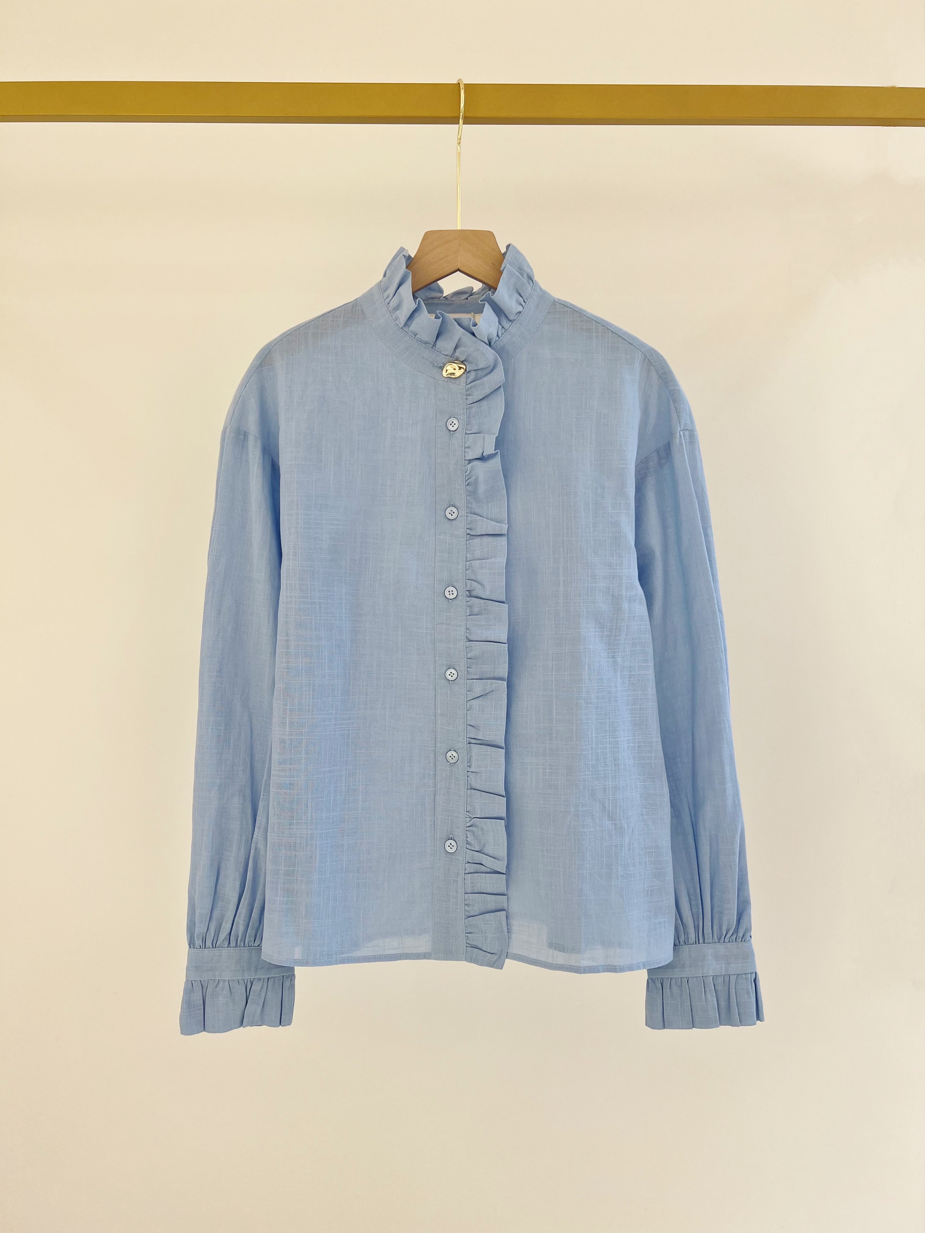 Chemisier col montant - 5619