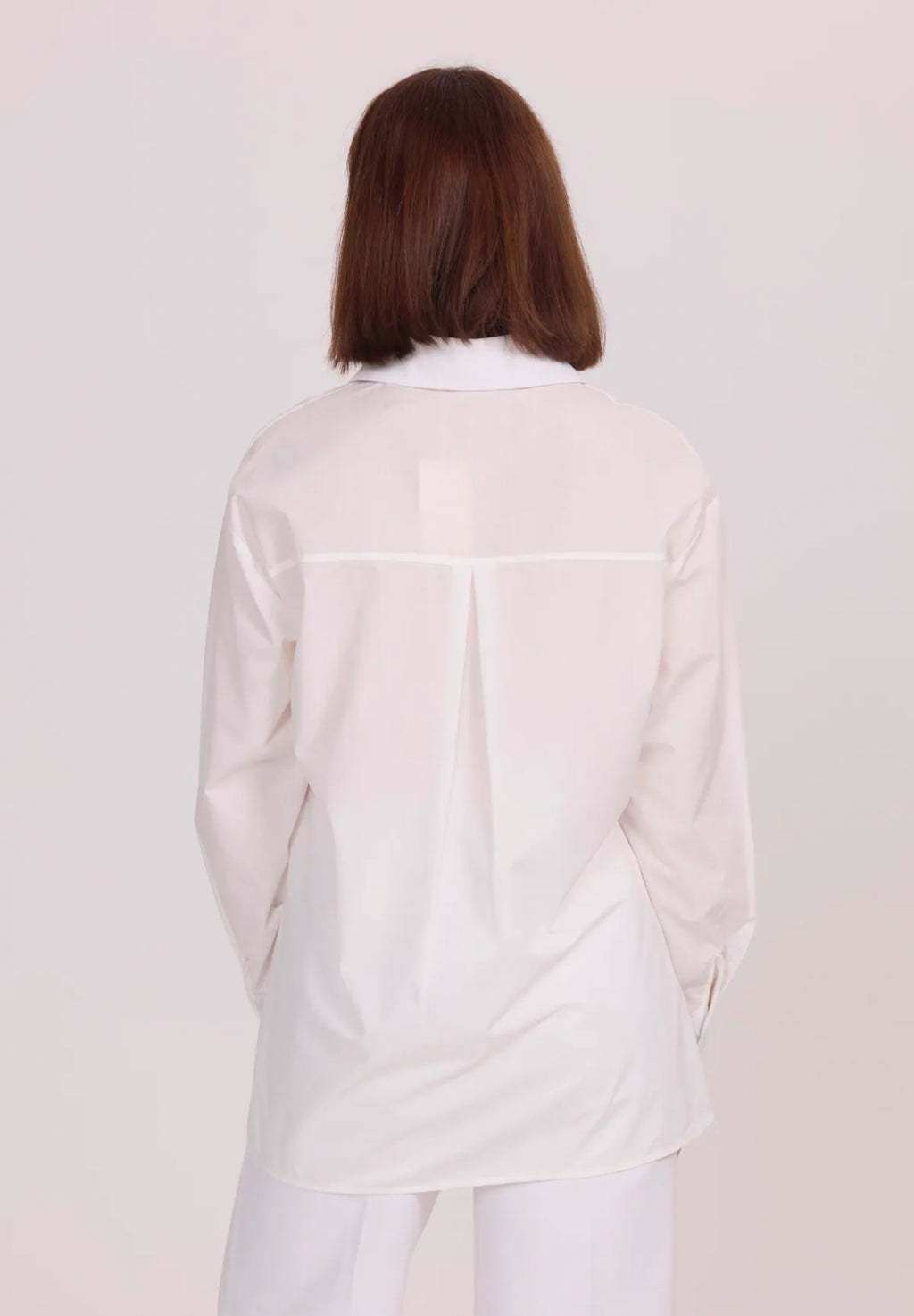 Chemise longue avec détails floraux en relief - 2499