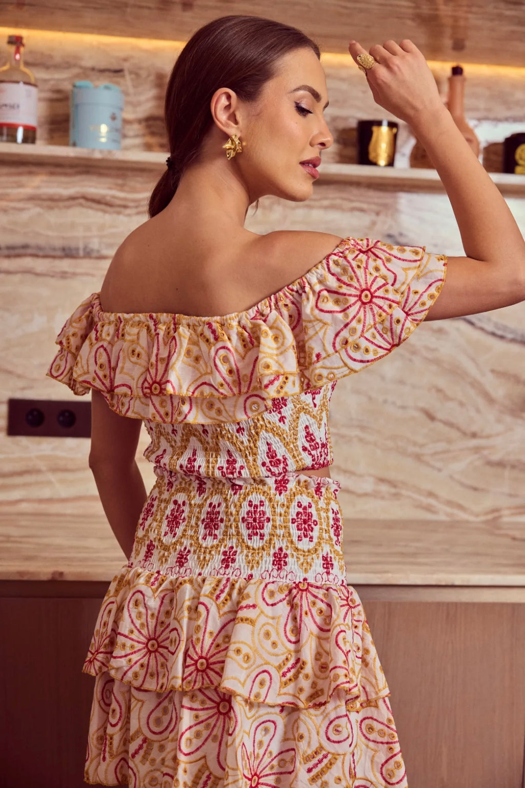 Embroidered Crop Top - 3052