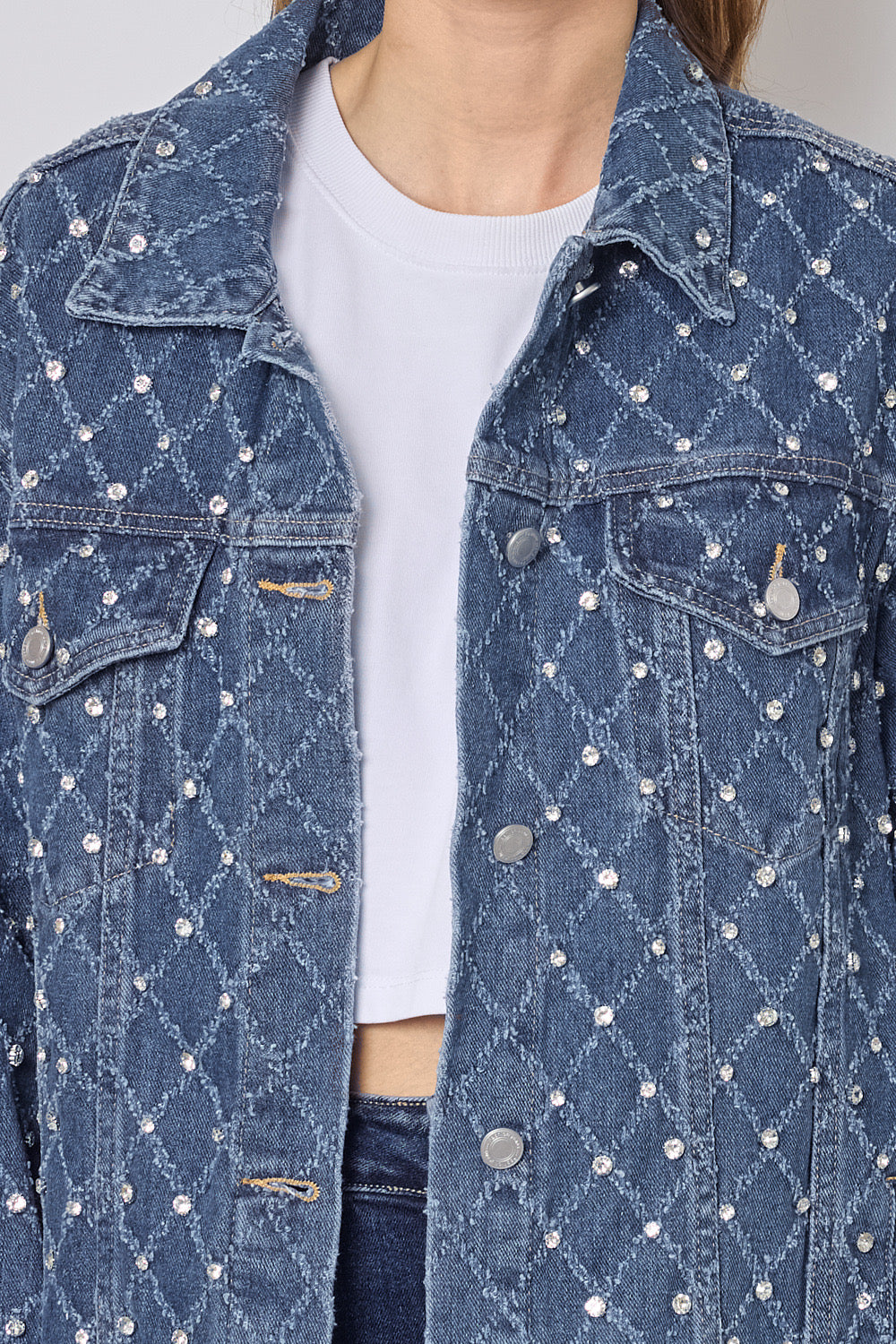 Veste en jeans oversize - 522