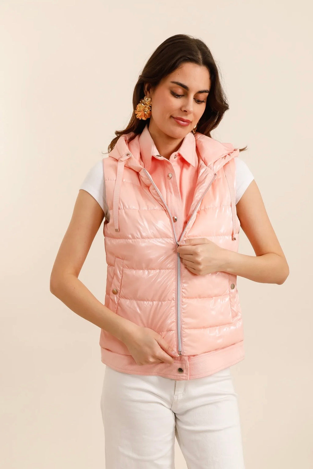 Hooded down jacket - 1791
