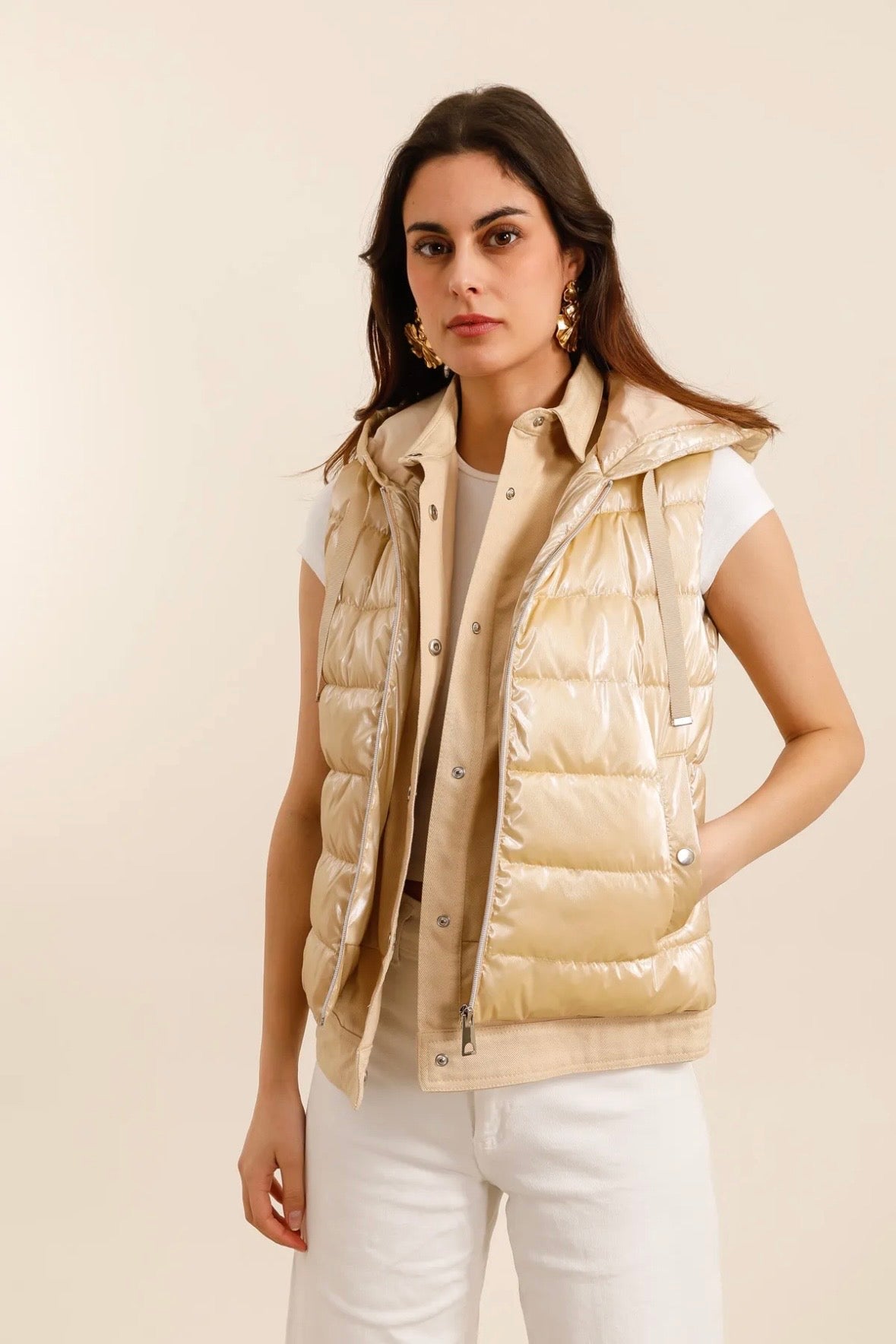 Hooded down jacket - 1791