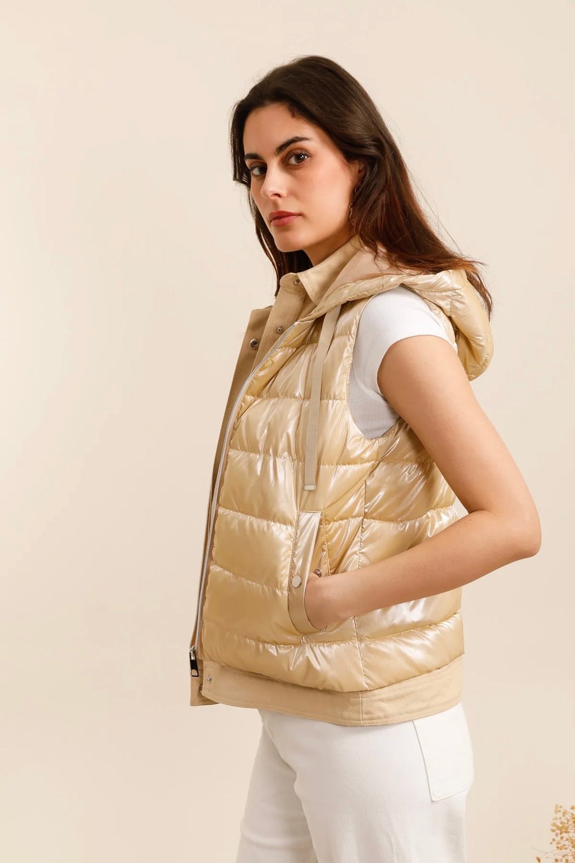 Hooded down jacket - 1791