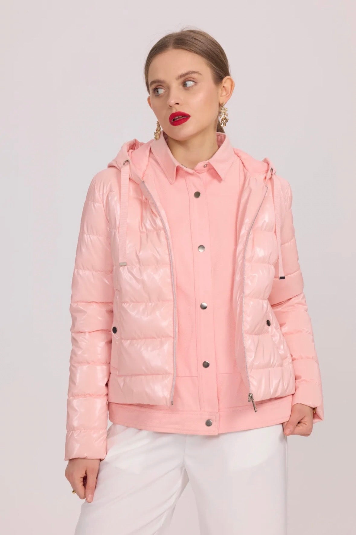 Iridescent down jacket - 1790