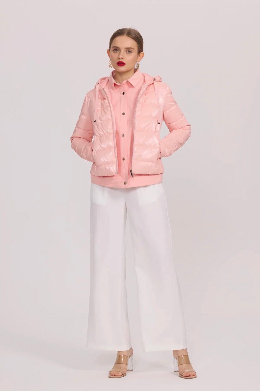 Iridescent down jacket - 1790