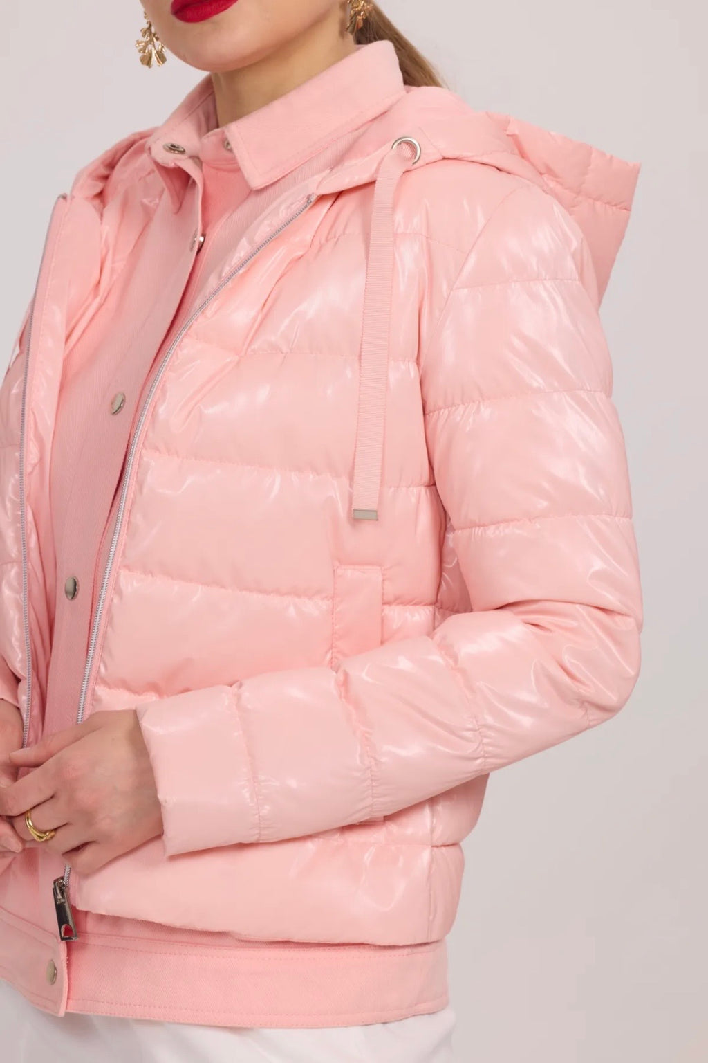 Iridescent down jacket - 1790