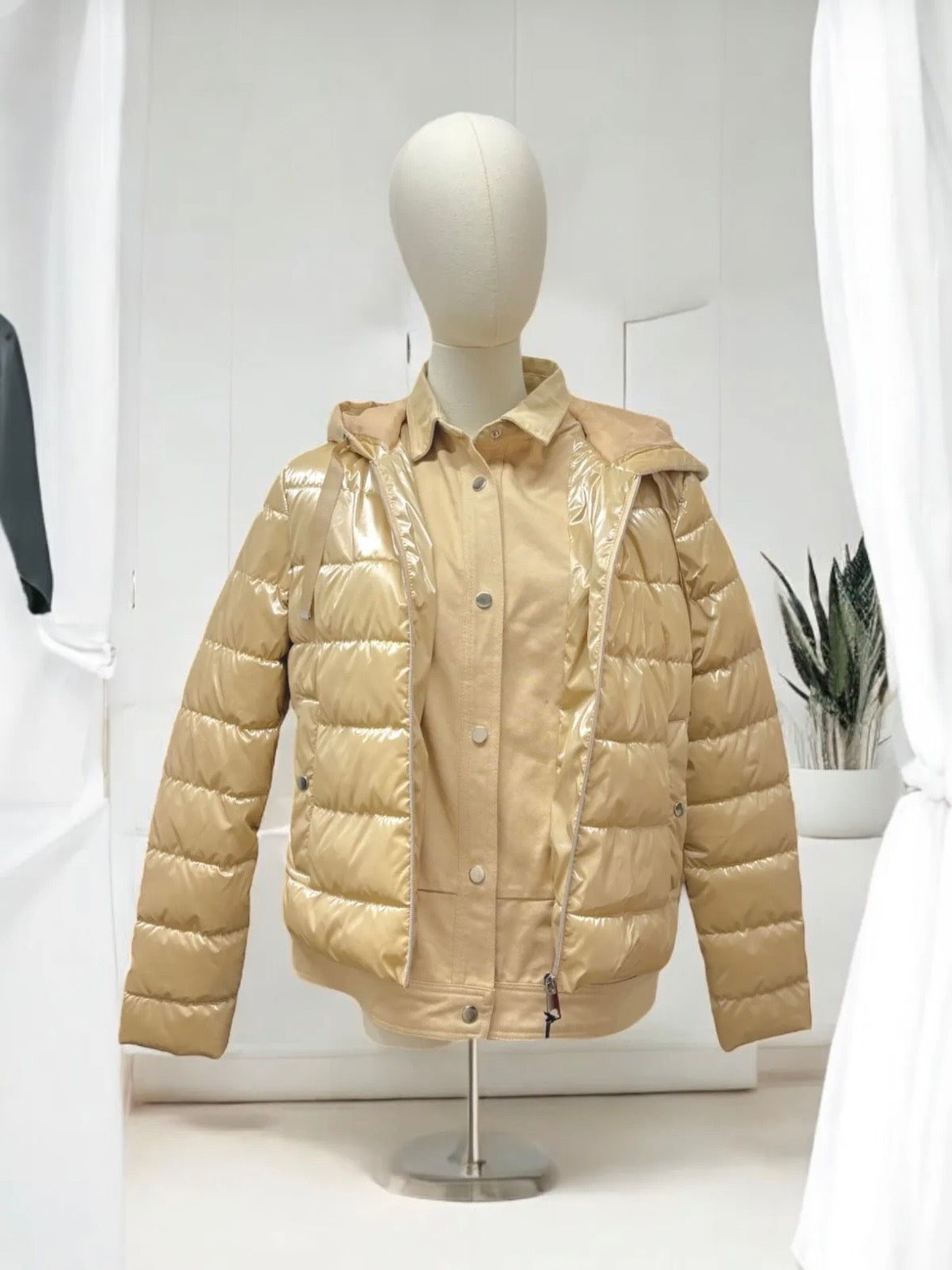 Iridescent down jacket - 1790