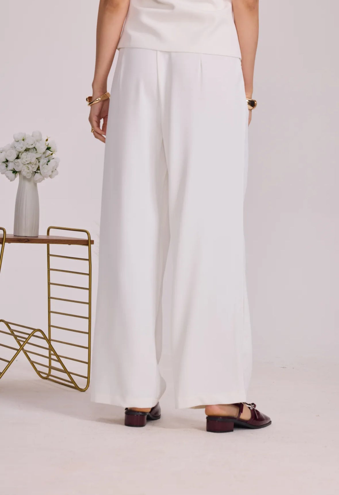 Pantalon taille à pinces - 2610