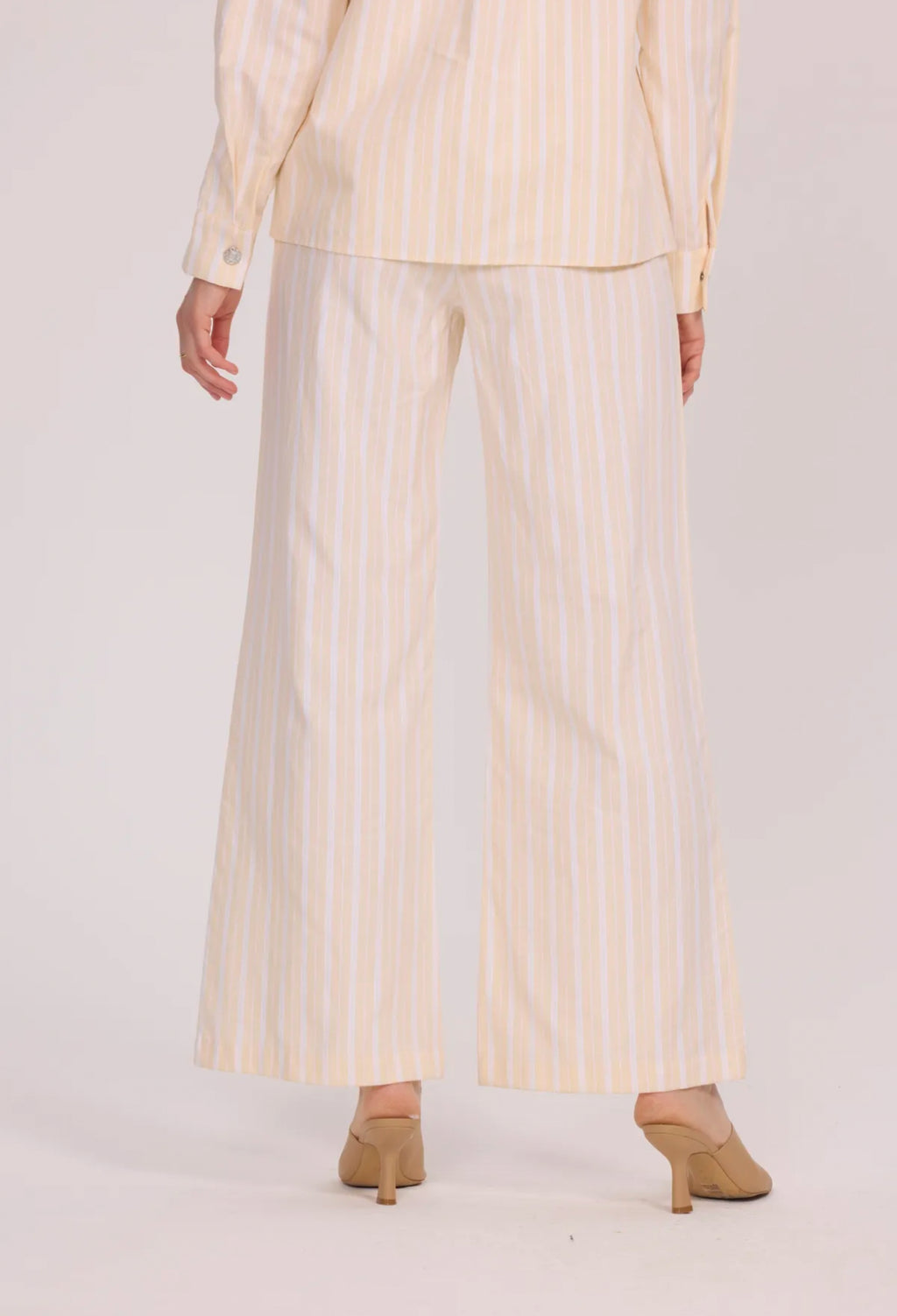 Pantalon rayé en coton - 3057