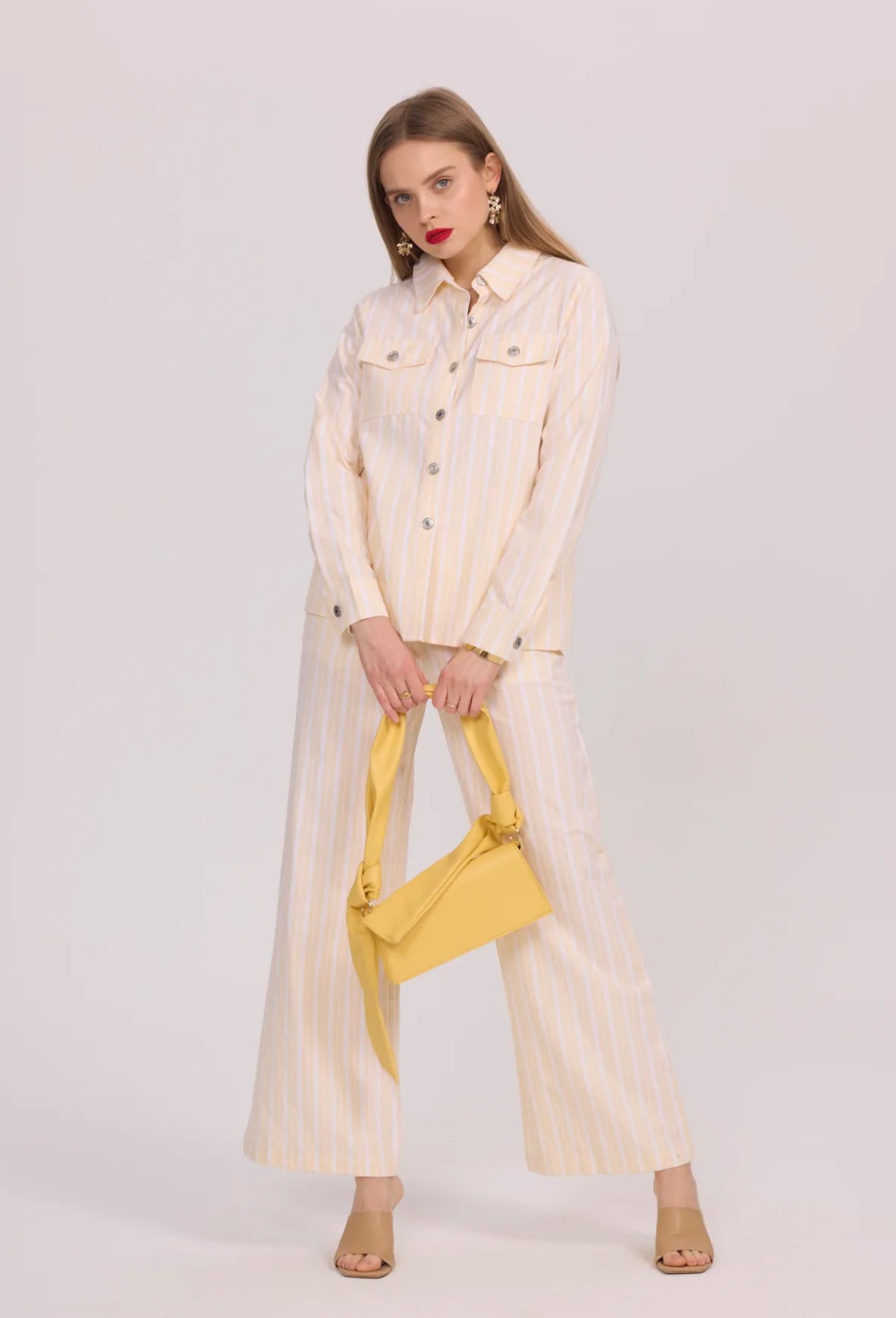 Striped cotton shirt 3056