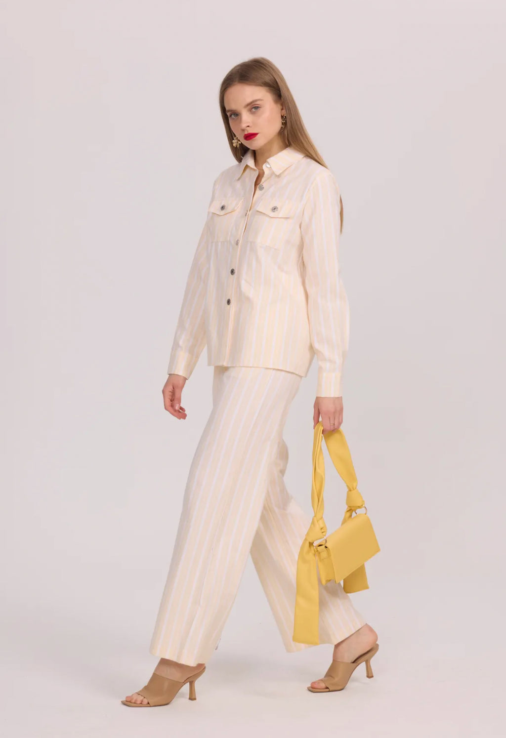 Striped cotton shirt 3056