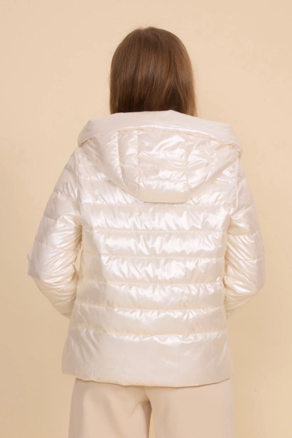 Hooded quilted jacket - 1812